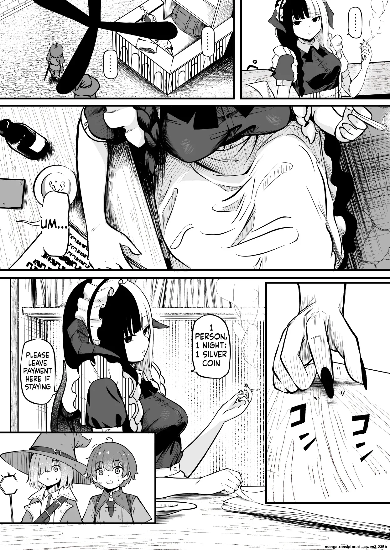 Succubus no Oyado ni Goyoujin ~Succubus ni Shimeagerarete Ochinchin kara Level o Shibori Torareru Ohanashi~ page 3 full