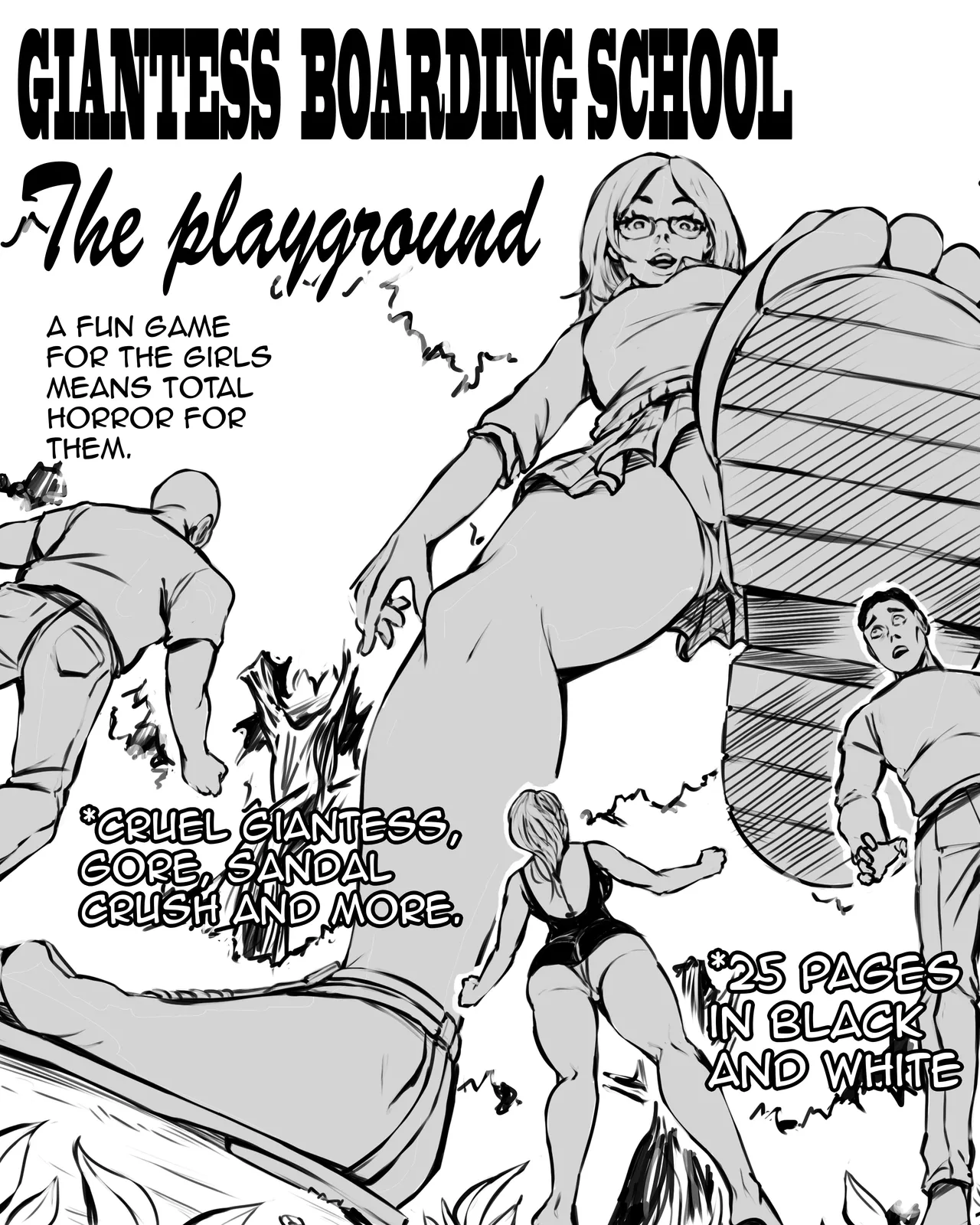 Giantess Boarding School 4 - The Playground page 1 full