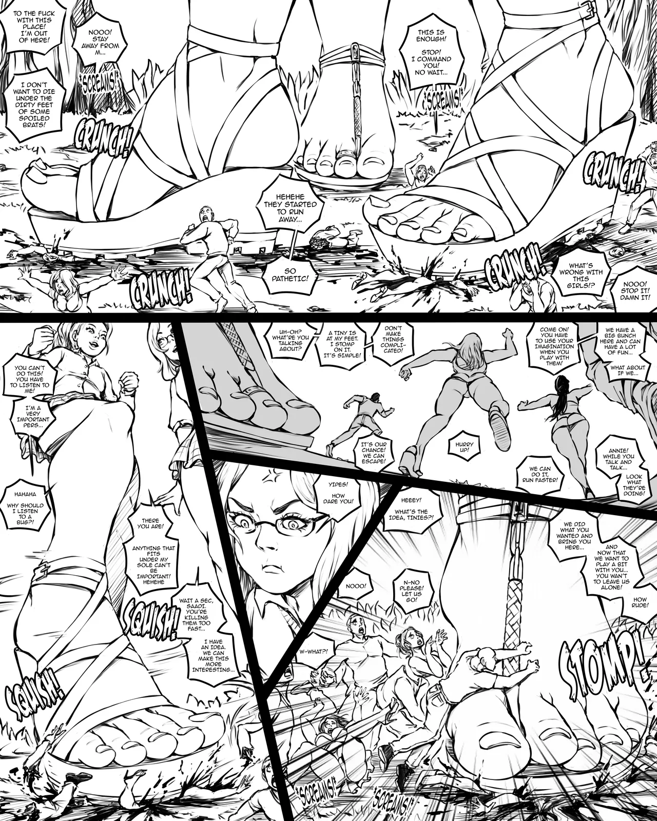 Giantess Boarding School 4 - The Playground page 4 full