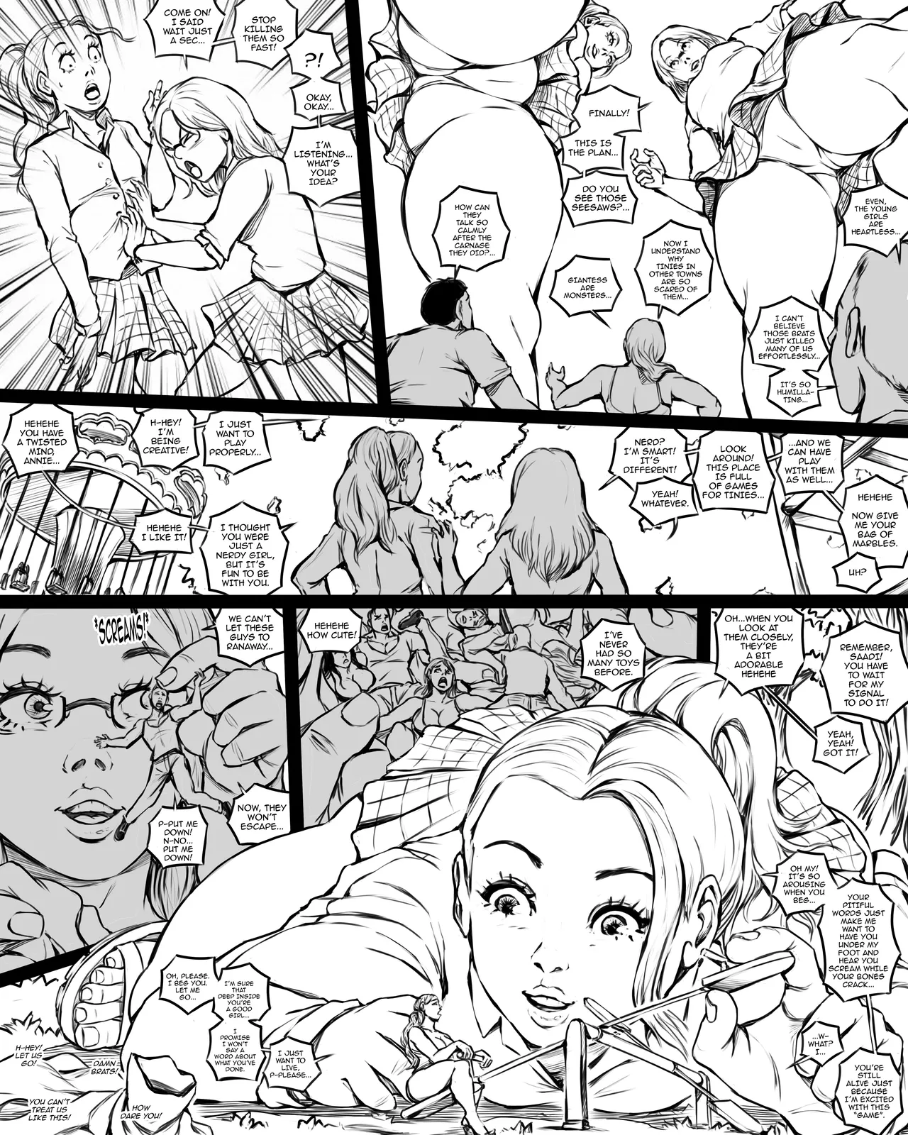 Giantess Boarding School 4 - The Playground page 6 full