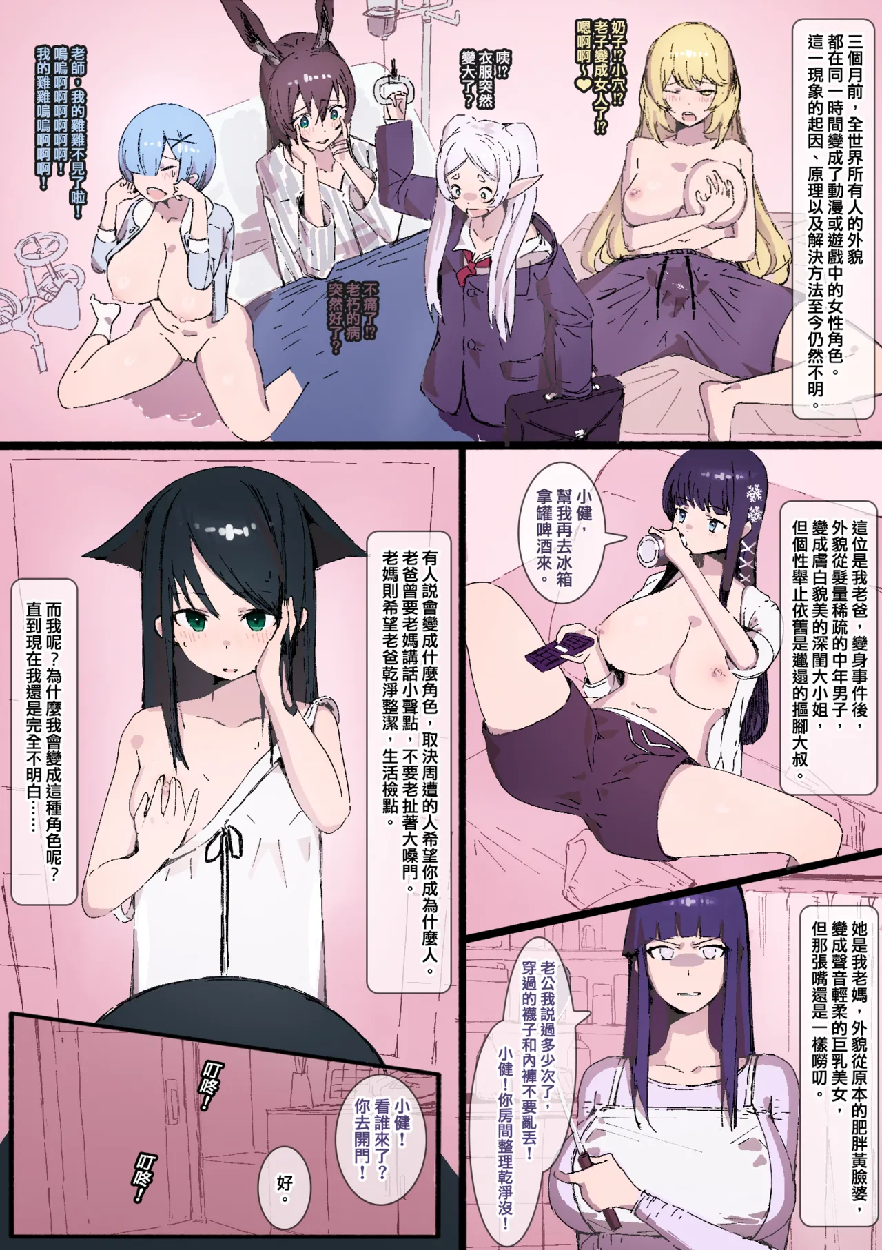 全人類都變成女性動漫角色 page 2 full