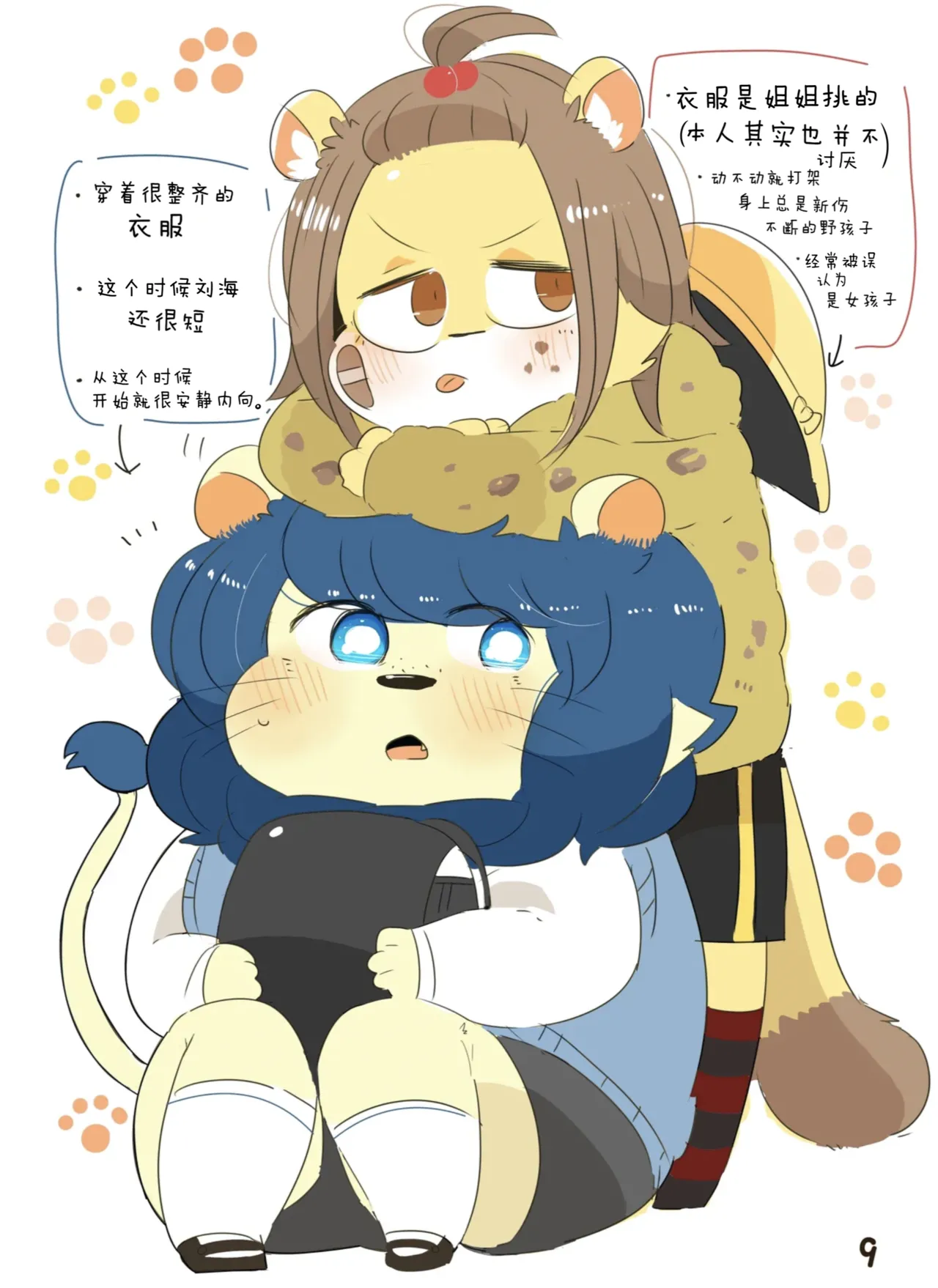 Mosao-kun and Yankee-kun IllustBook | 莫萨男与小不良 page 8 full