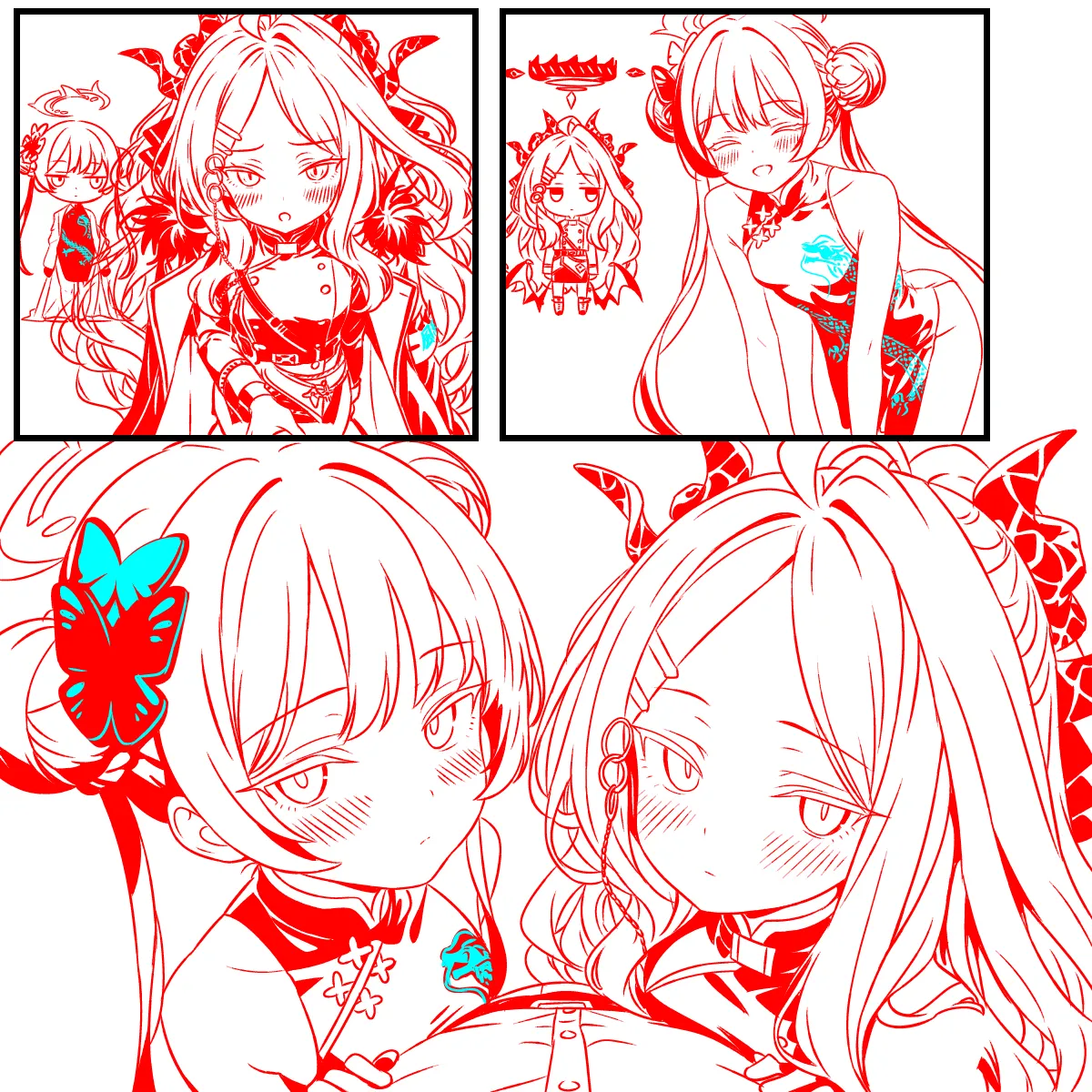 ダブルバッティング ヒナ＆キサキ page 6 full