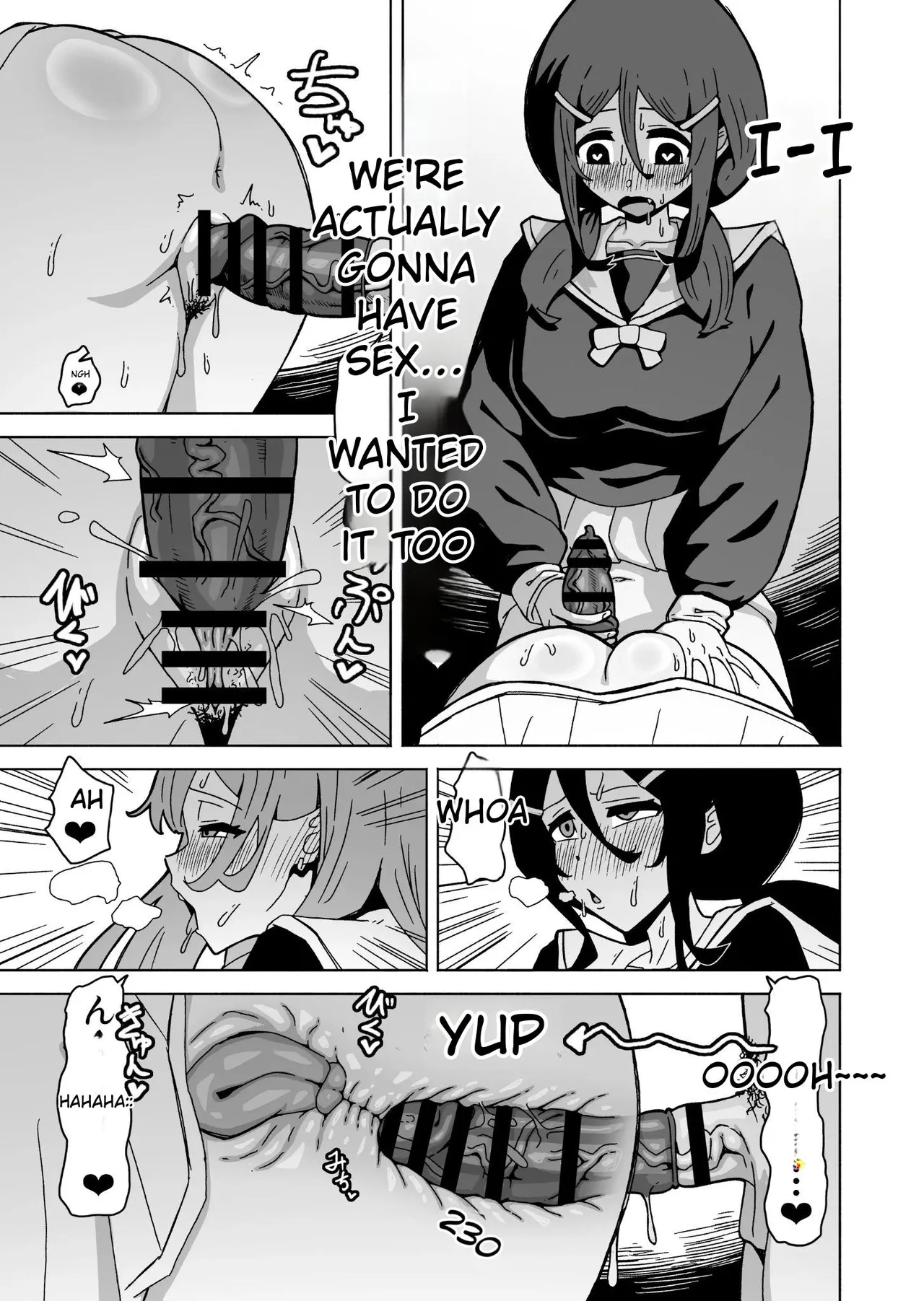 A Futanari Introvert Who Eventually Sets Up a Sex Room and Has Wild Sex with the Class Gals page 9 full