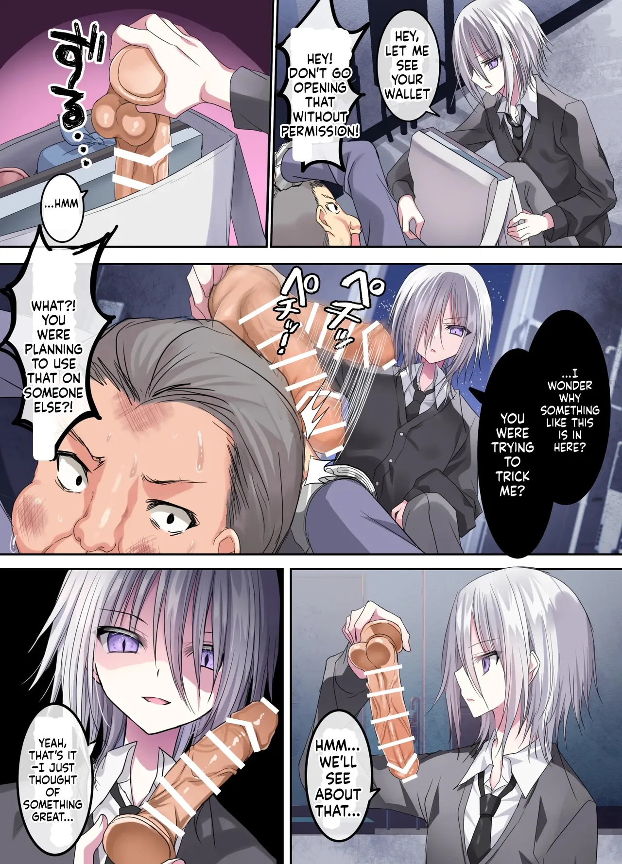 Male Pride Battle/ A Boy Who Hates Creepy Guys vs. A Creepy Old Man Who Wants to Teach Him a Lesson page 10 full