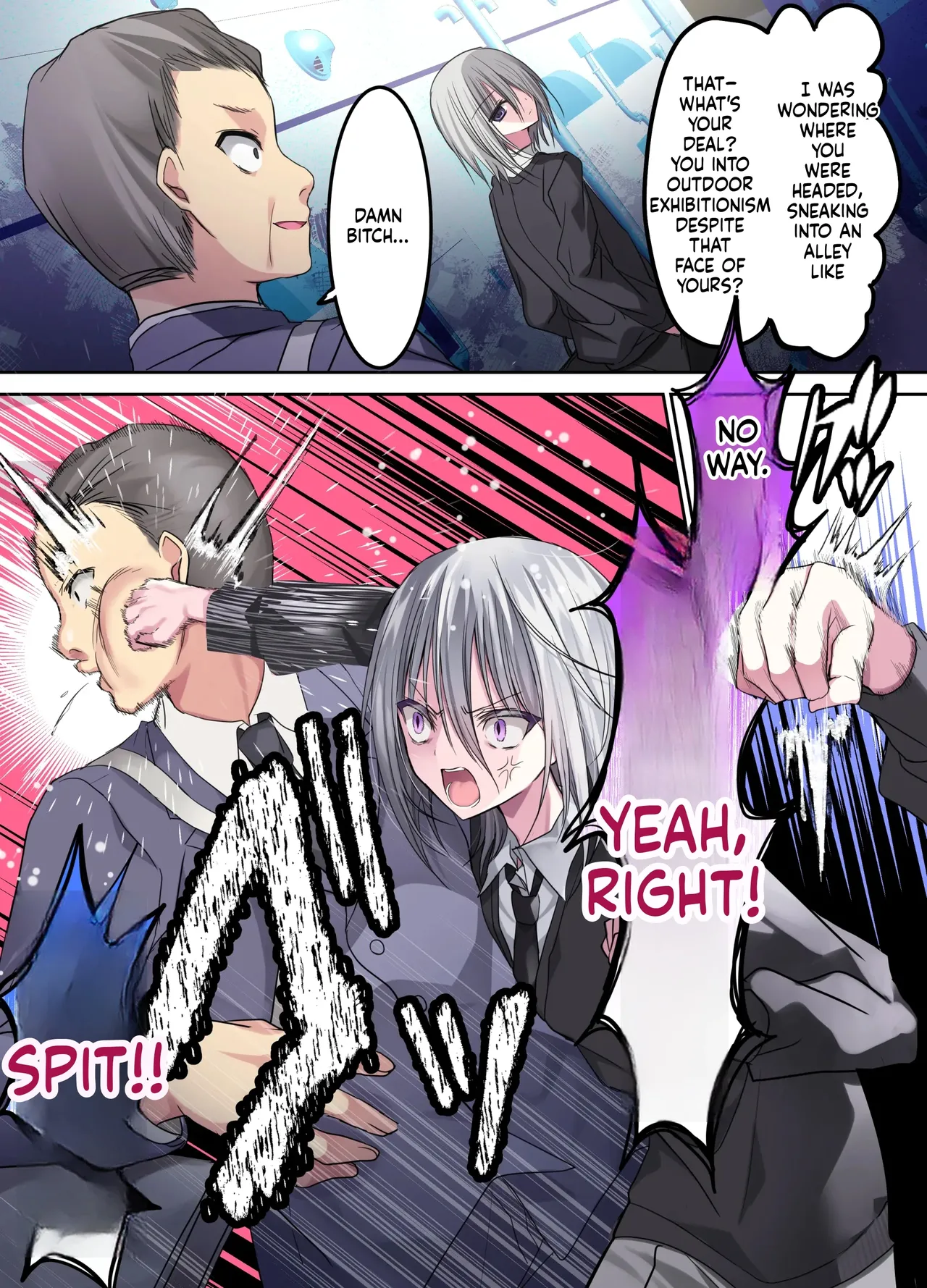 Male Pride Battle/ A Boy Who Hates Creepy Guys vs. A Creepy Old Man Who Wants to Teach Him a Lesson page 6 full