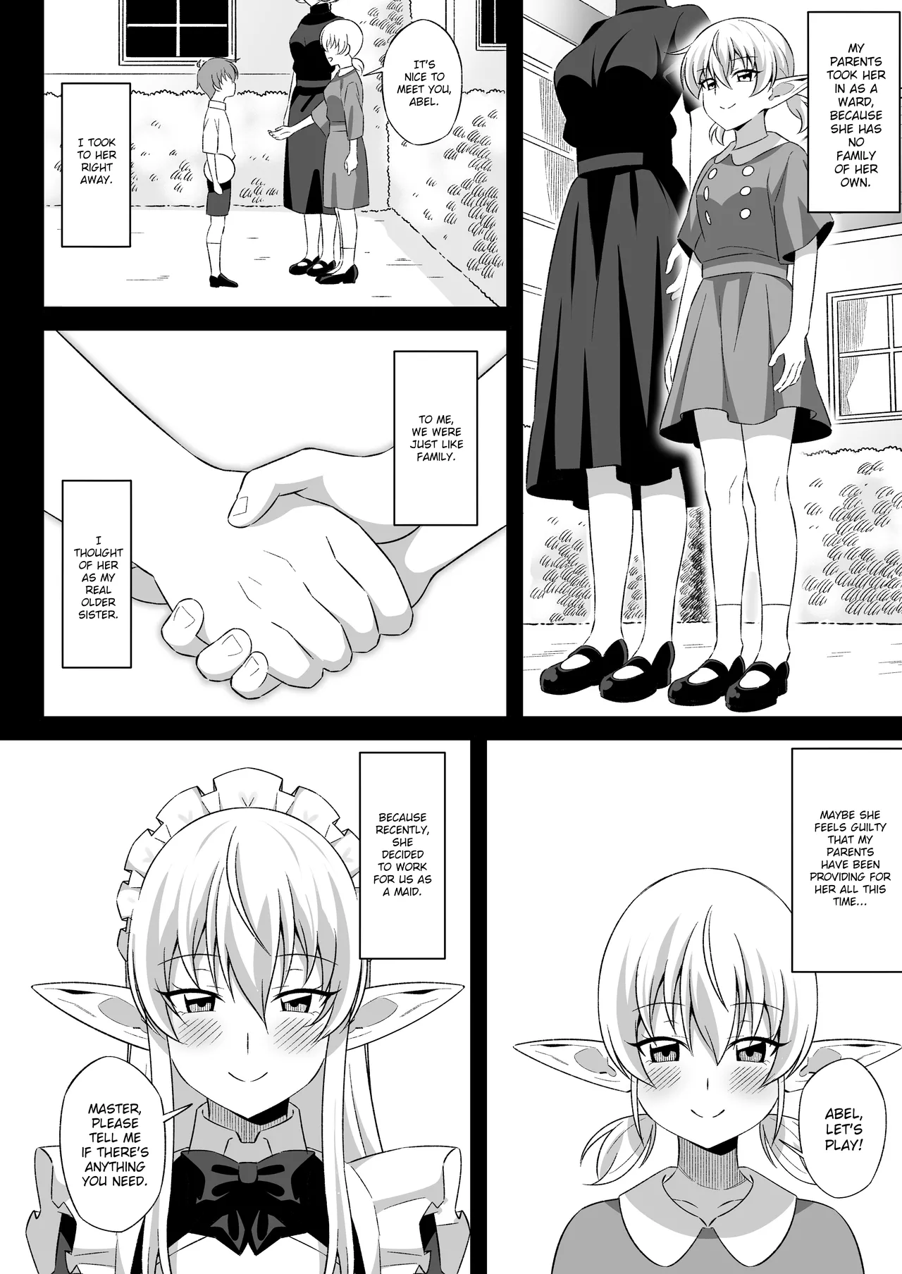 Oyashiki ni Tsukaeru Elf wa Goshujin-sama ni XXXX de Gohoushi Suru no ga Shigoto desu | The Elven Maid in the Mansion's Duty is to Service Her Master with  XXXX page 3 full