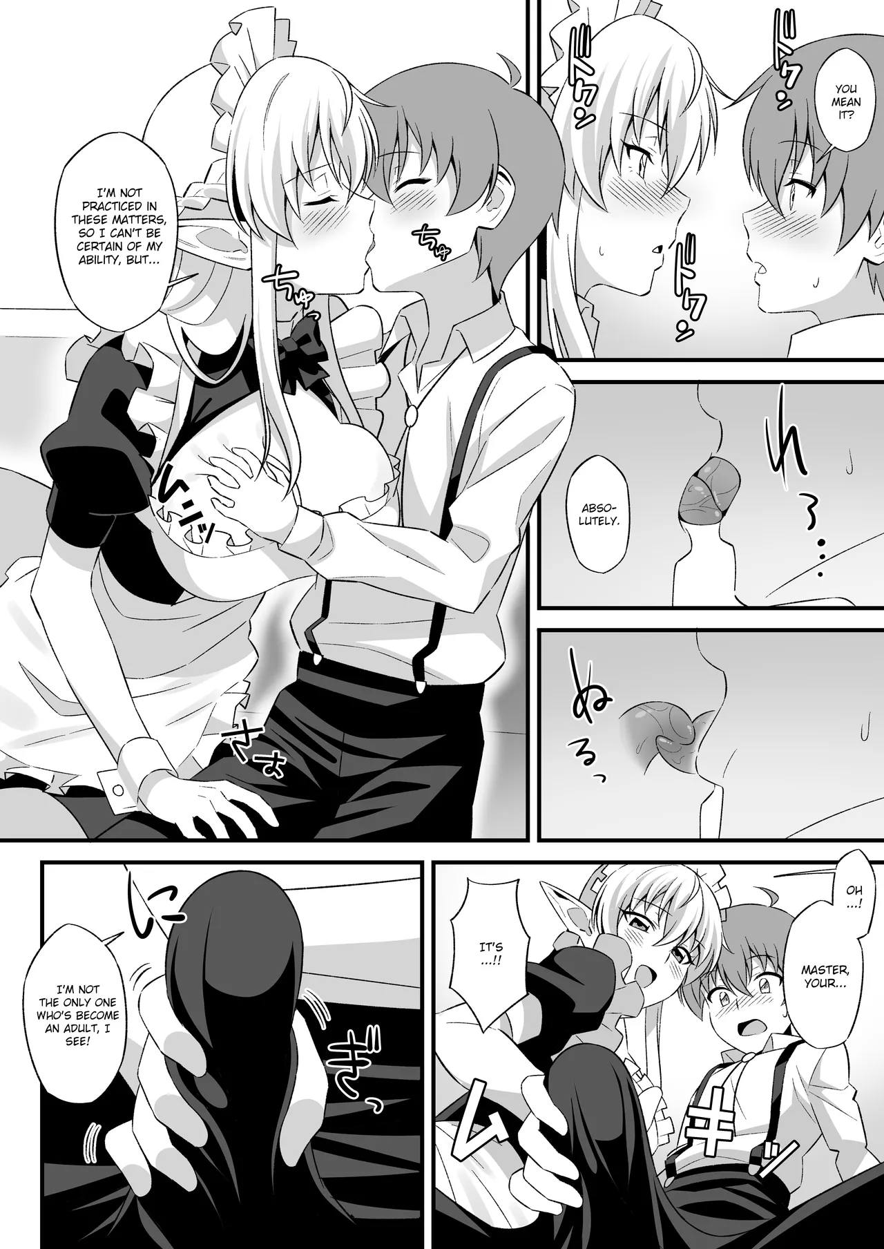 Oyashiki ni Tsukaeru Elf wa Goshujin-sama ni XXXX de Gohoushi Suru no ga Shigoto desu | The Elven Maid in the Mansion's Duty is to Service Her Master with  XXXX page 7 full