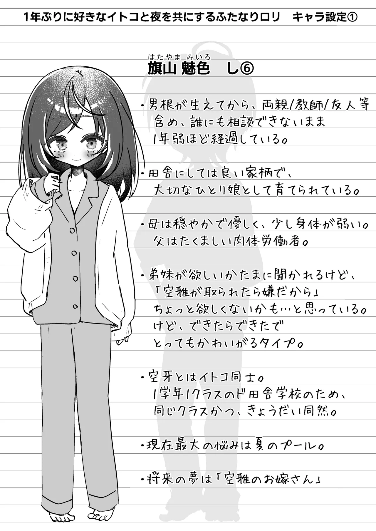 Suki na Itoko to 1-nenburi ni Yoru o Tomo ni suru Futanari Lori page 9 full