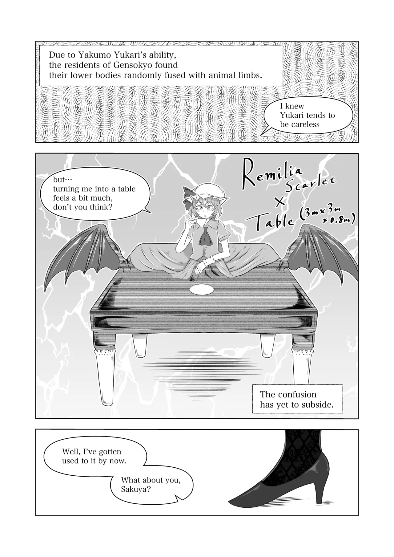 Legless in Gensokyo 2 page 1 full