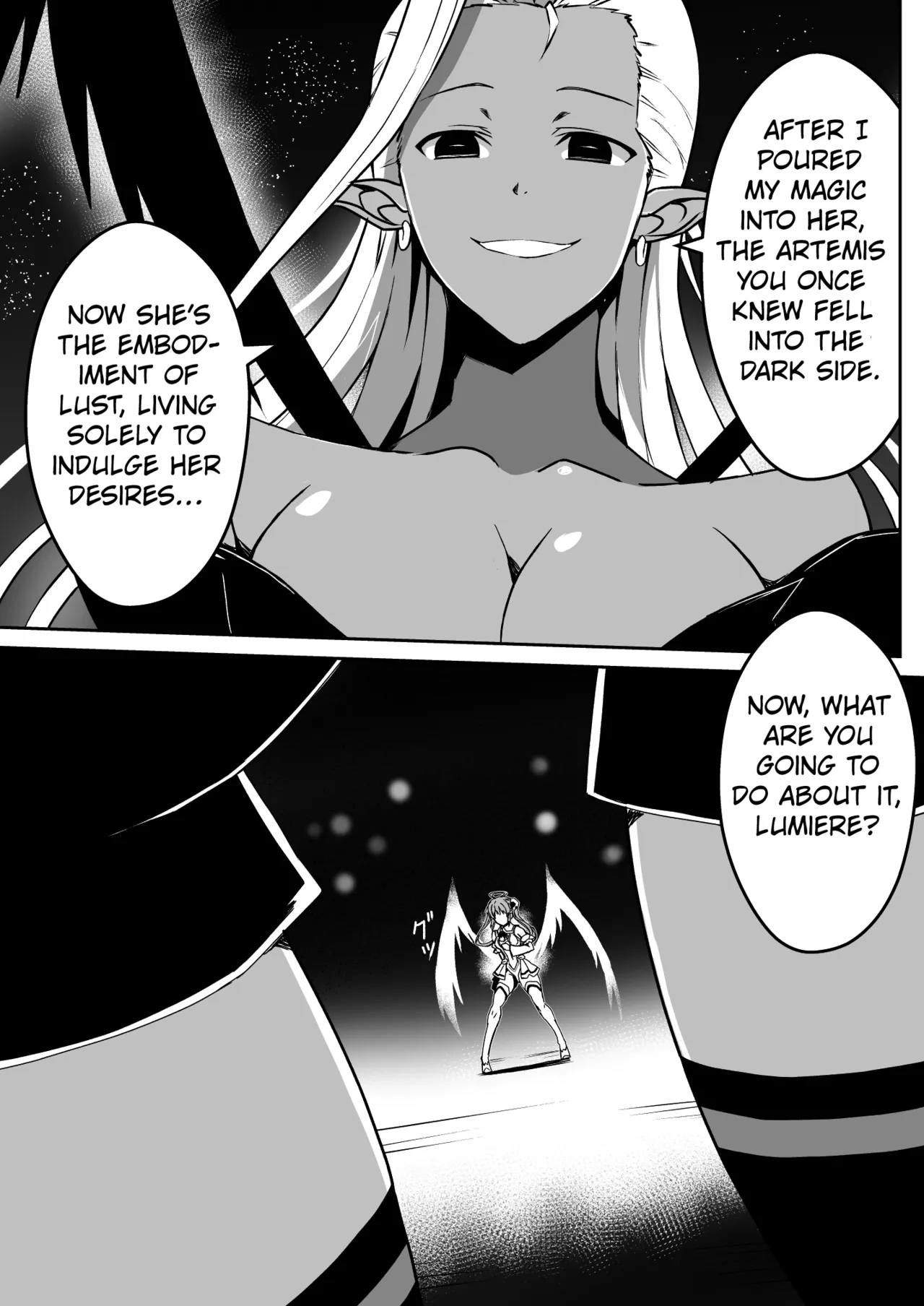 Rankou Tenshi Lumiere VS Artemis page 8 full