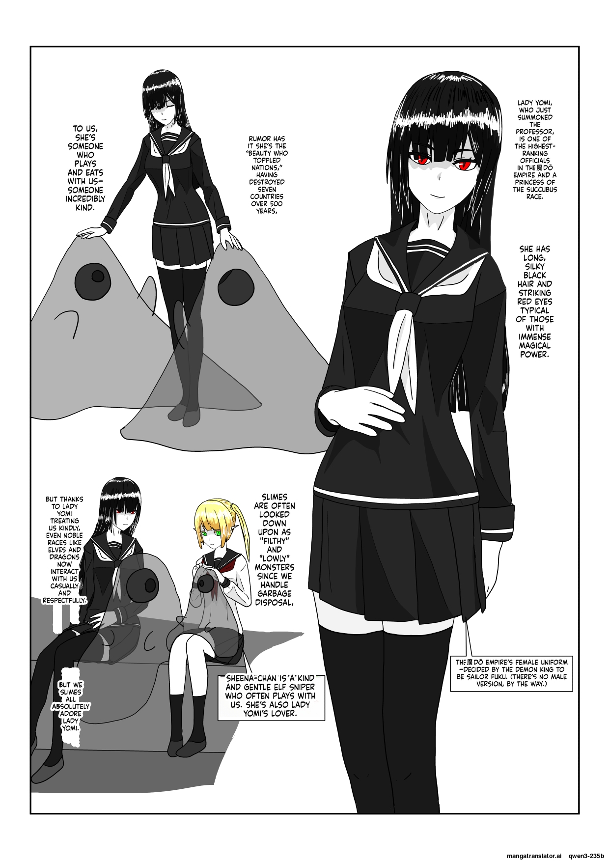 Inma no Hime to Slime-san page 3 full