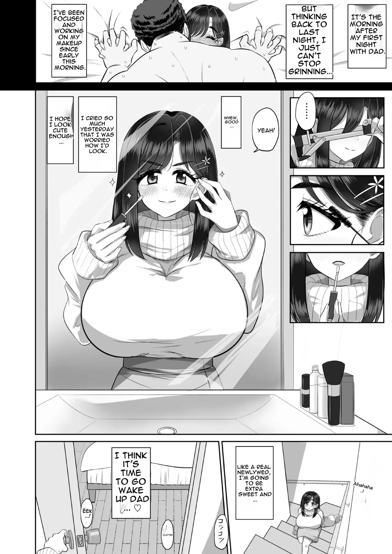 Otou-san Seishi Dashite Muhinin Ochinpo de Byutte Shite page 4 full
