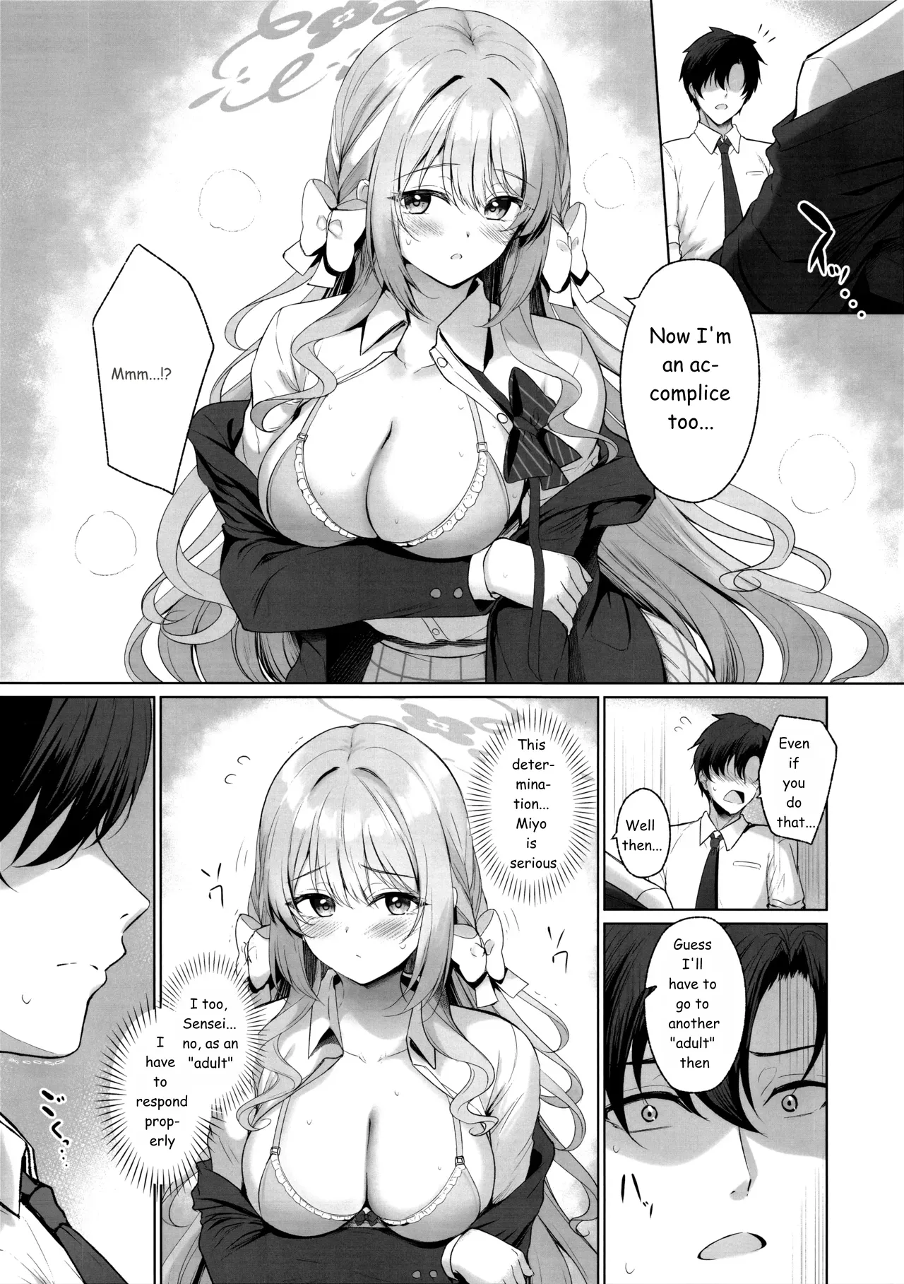 It's all Sensei's fault. But if it's "legal"... then it's okay.  【AI translation】 page 4 full