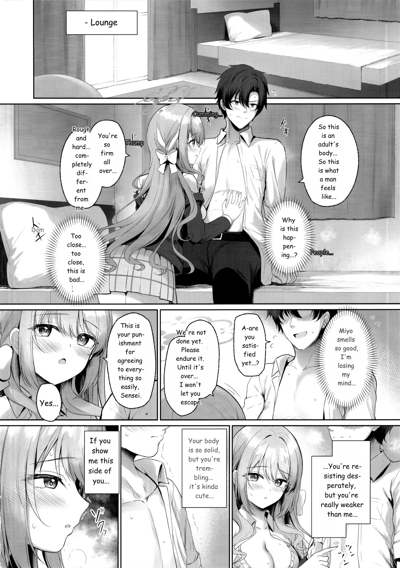It's all Sensei's fault. But if it's "legal"... then it's okay.  【AI translation】 page 5 full