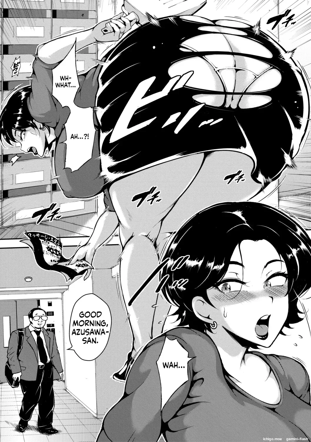 Nikuyoku Kyonyuu Tsuma Toaru Hitozuma Inyoku Mansion nite page 5 full