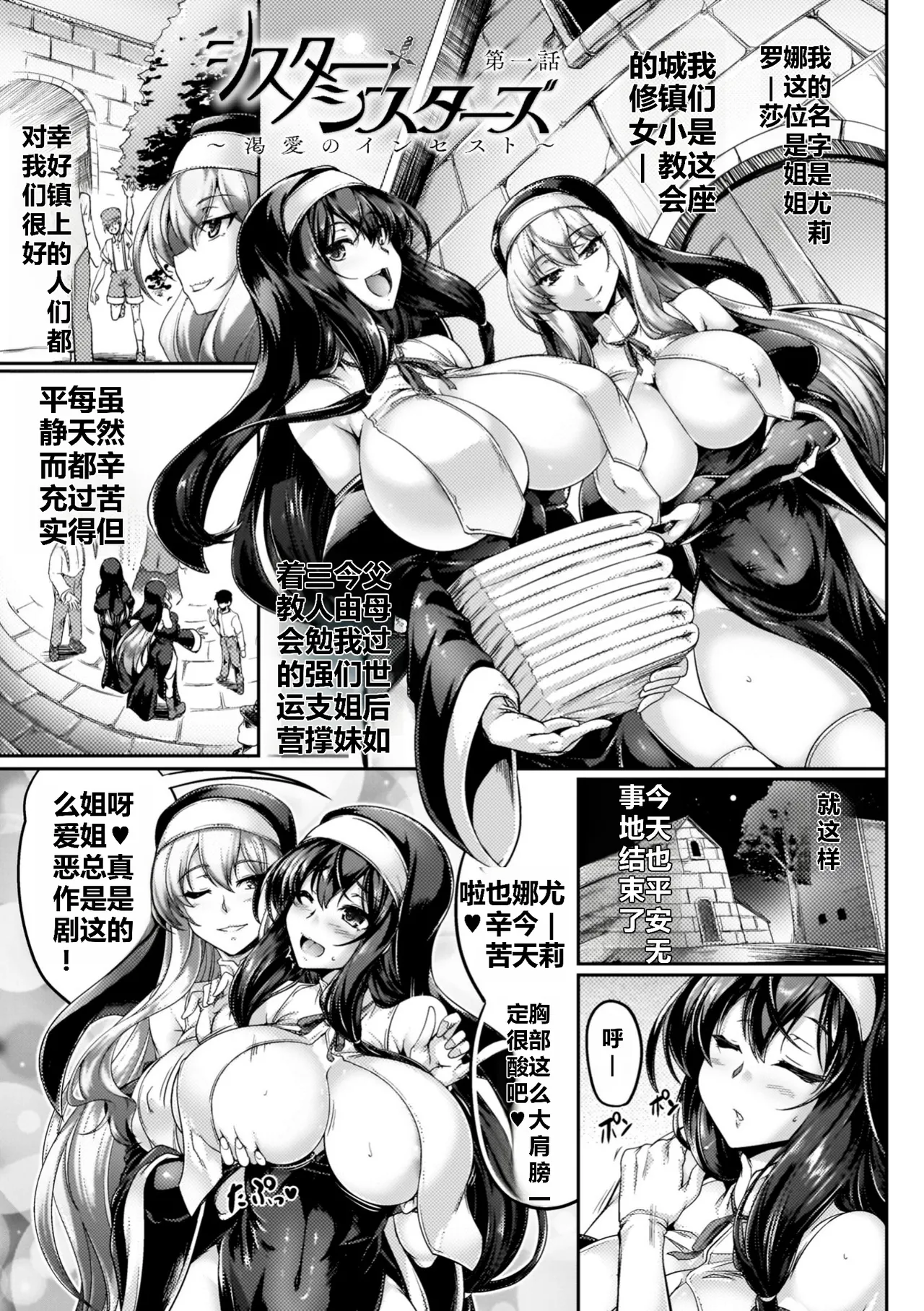 サキュバシスターズ ～聖職姉妹の背徳～ page 5 full