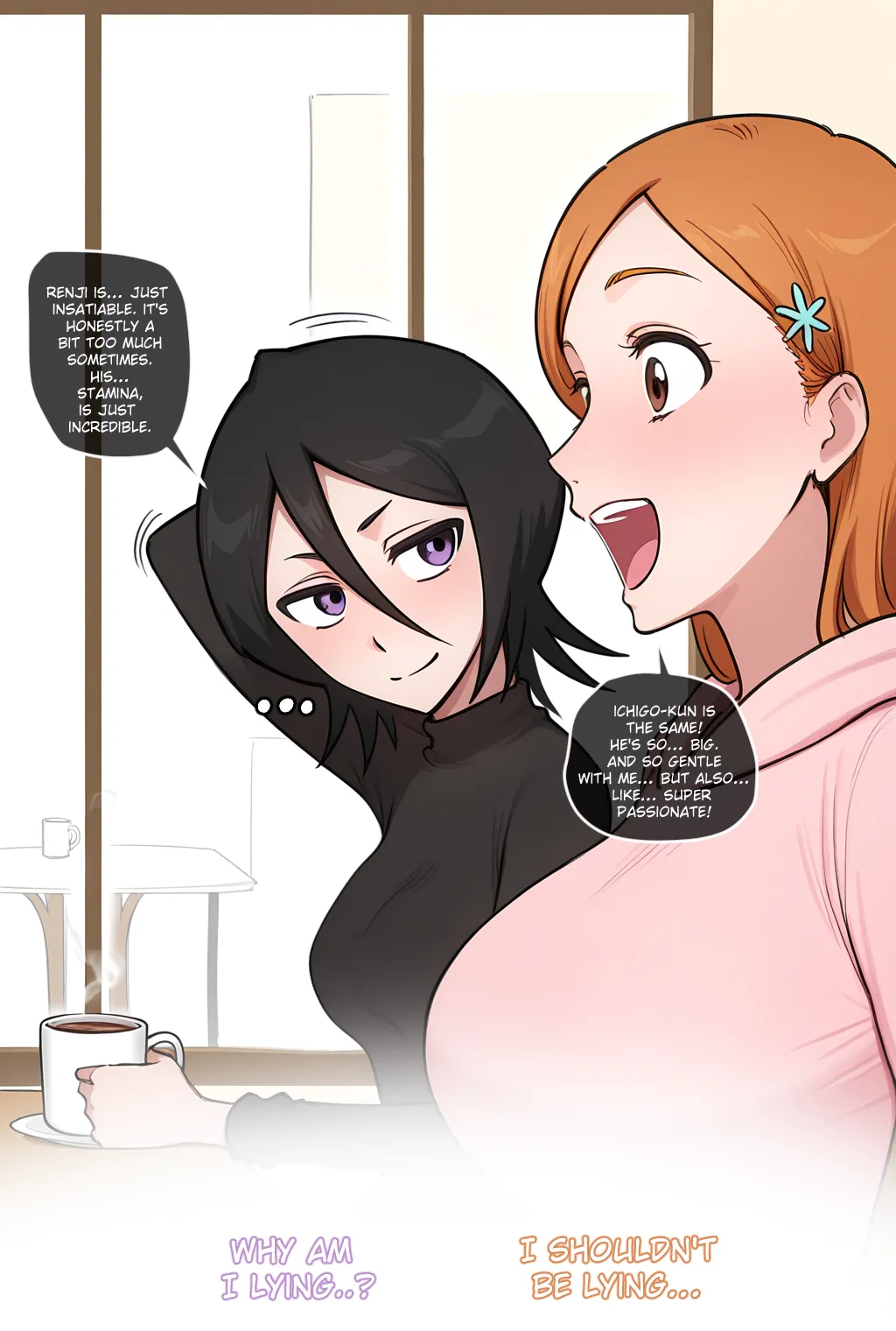 Orihime & Rukia BBC NTR FULL page 1 full