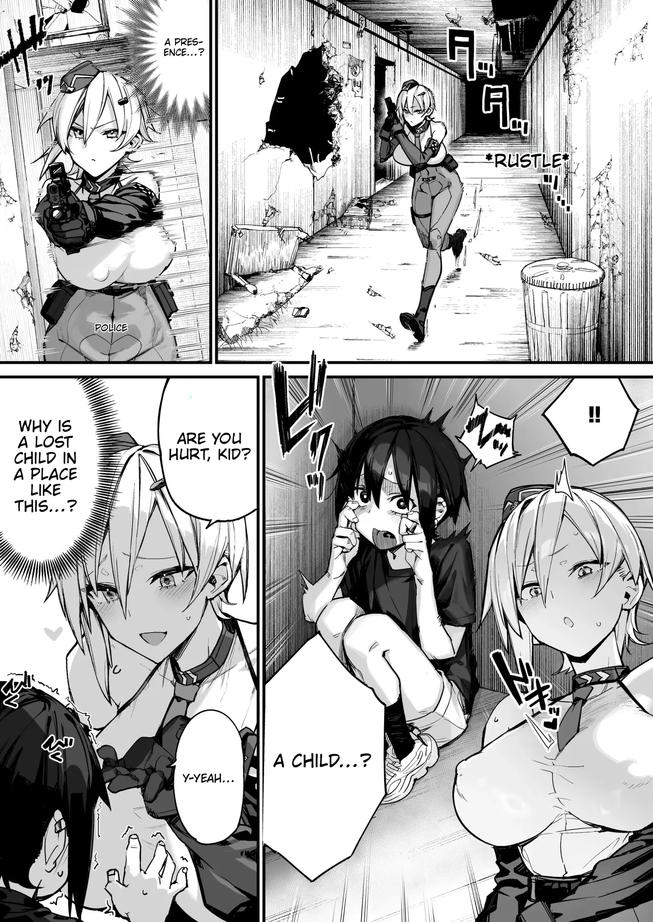 SHOTA ♡ ONE POLICE 24JI !! MITCHAKU 《 MuchiMuchi Sugoude Sosakan ga Bishota ni Kairaku Chokyo sareru Hanashi 》 | Shota♥Onee-san Police 24 Hours!! Close-up: "The Story of a Voluptuous, Ace Investigator Being Pleasure-Trained by a Beautiful Shota" page 8 full