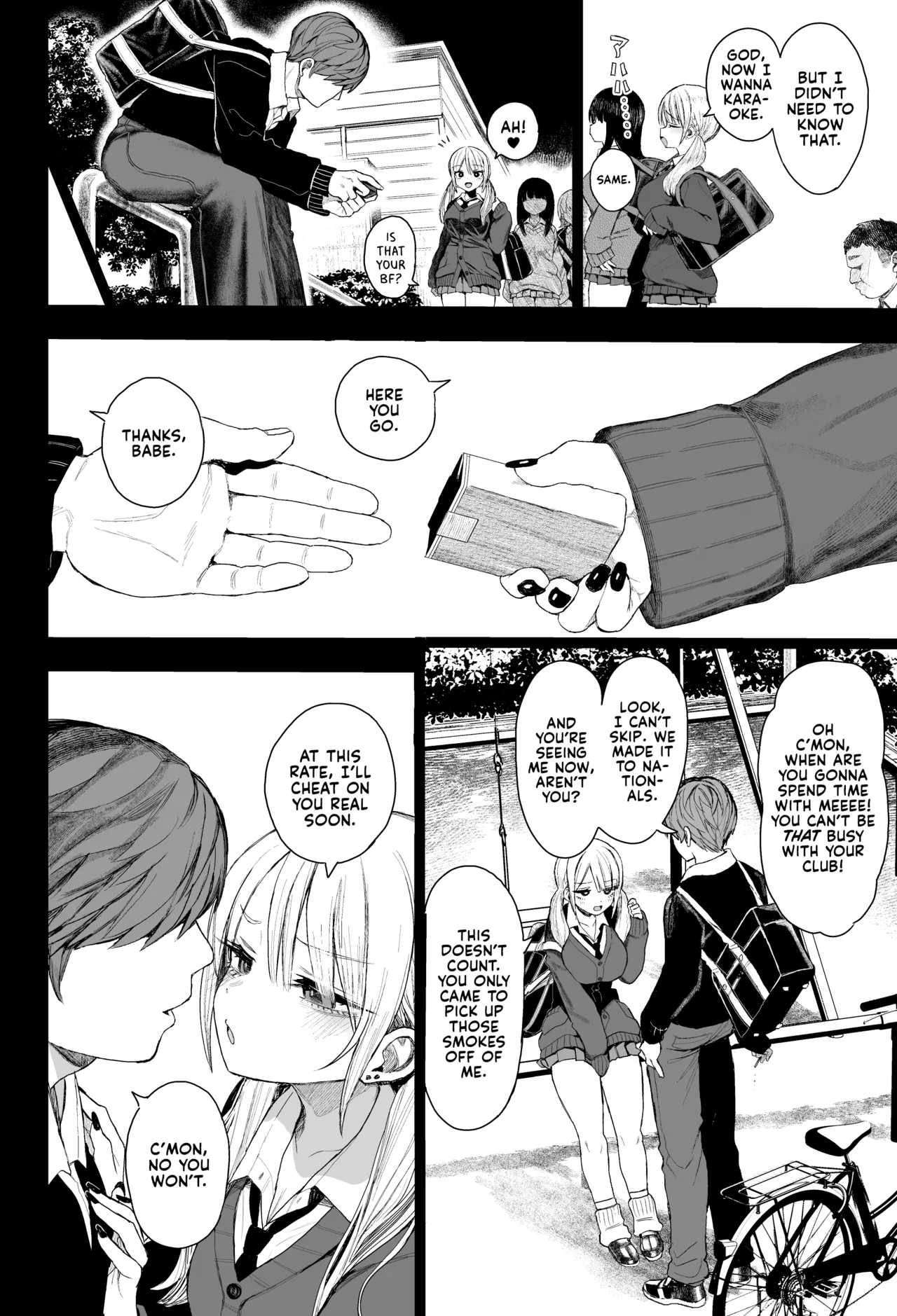Shouwaru Gal Shitsukerareru + Omake | Correcting a Bratty Gyaru + Extras page 9 full