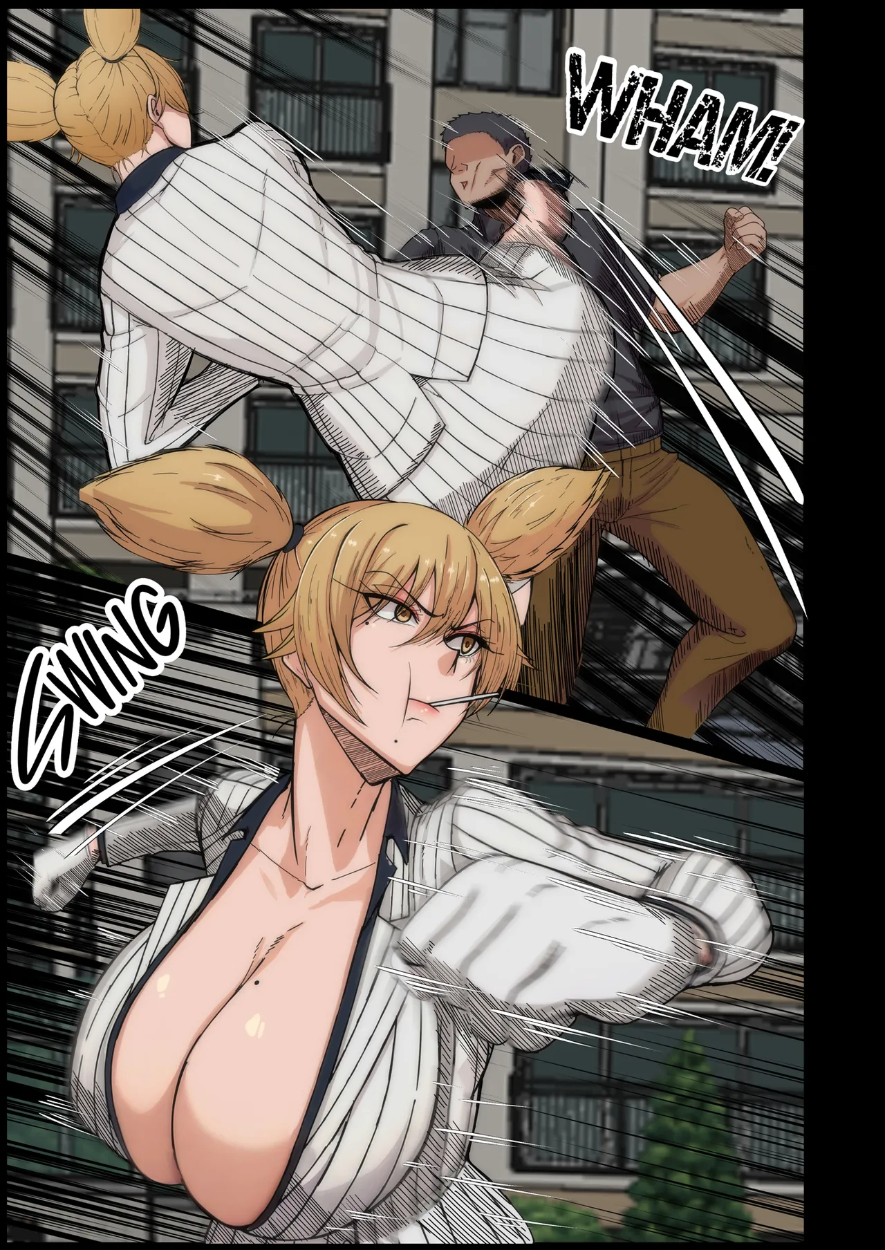 Muhyoujou Kouhai to Sauna de Haramase Sex | Emotionless Impregnating Sex in a Sauna page 5 full