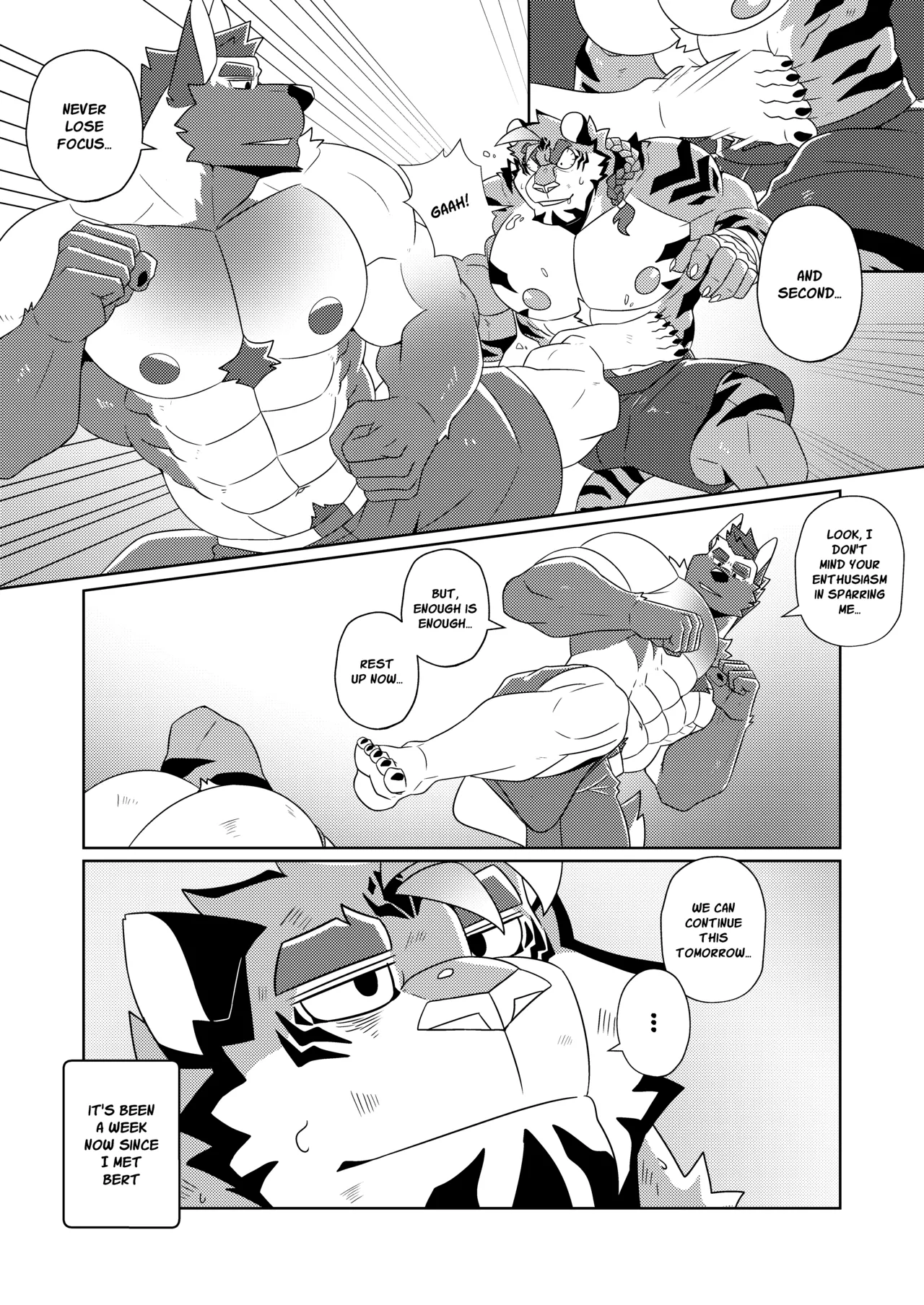 Spar Session/拳击练习 page 3 full