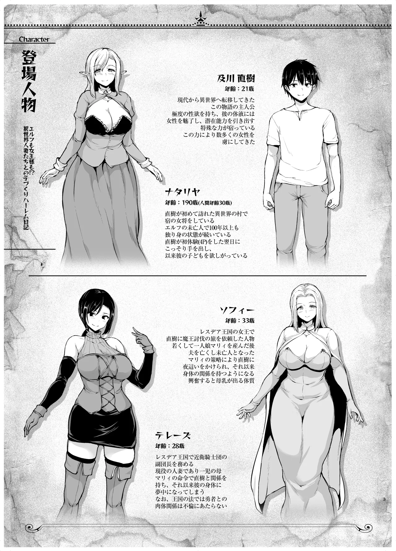 Elf mo Joou-sama mo!? Isekai Jinzuma-tachi to no Kodzukuri Harem Nikki ~Isekai Harem Monogatari Gaiden~ page 2 full