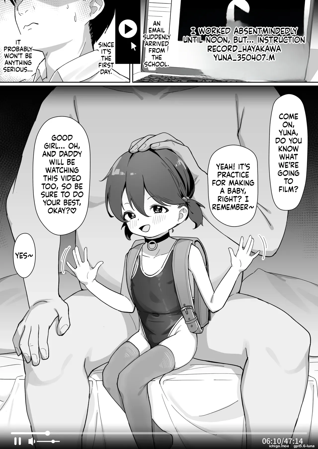 I saw my precious daughter off page 7 full