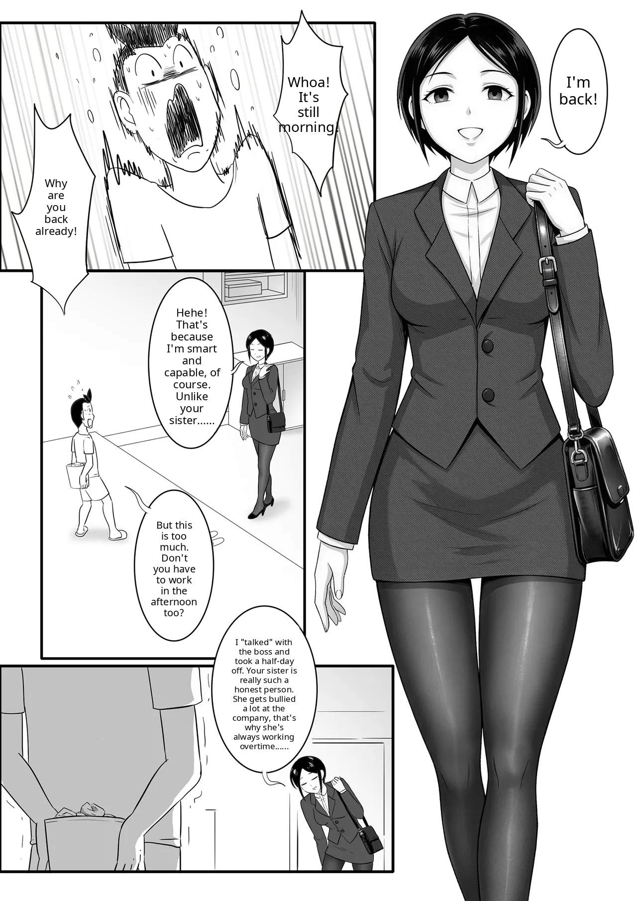 Parasite Extra - Tsukioi's younger brother, continued page 6 full