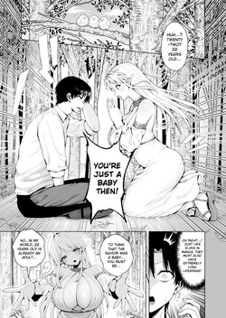 [Ichiokumangenjaya (Tabiguchi Kouji)] Taneuma (Kyuuseishu) to shite Shoukan sareta Isekai de Elf Mama ni Amayaka sare nagara Yari makuru | Summoned to Another World as a Breeder (Savior), I Get Spoiled and Have Non-Stop Sex with my Elf Mommy [English] — page 12