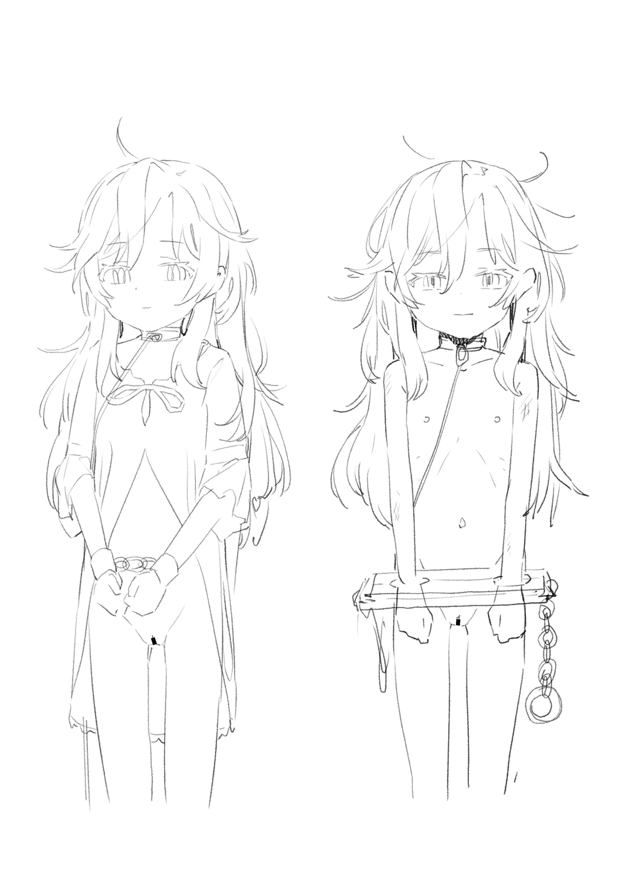 【Manga 】Toraware no Kyūketsuki Elika Chō〇 Chikubi-zeme & Kairaku-ochi 【Manga 4p・Irasuto 1-mai + Sabun・Dezain Rafu】 page 7 full