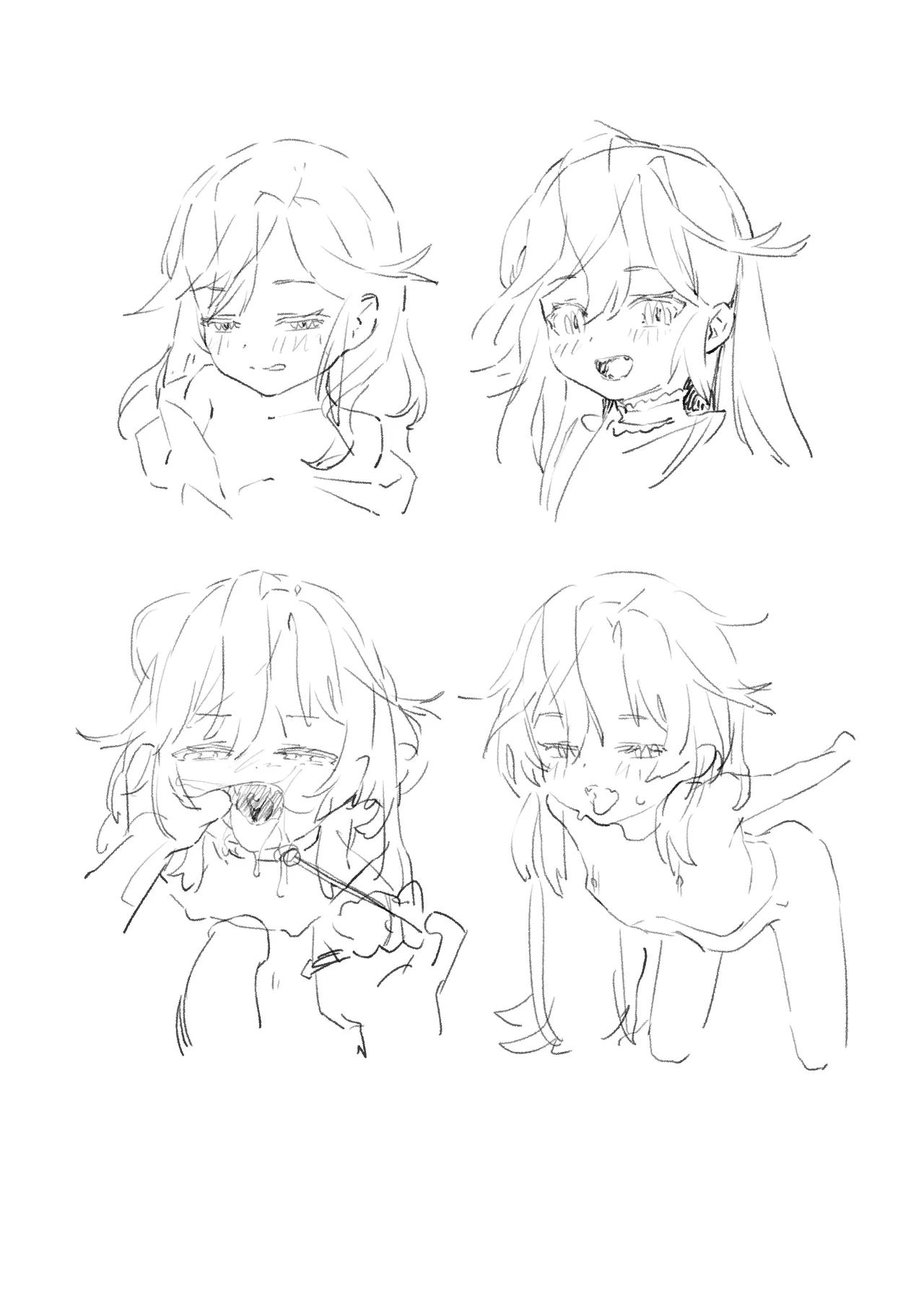 【Manga 】Toraware no Kyūketsuki Elika Chō〇 Chikubi-zeme & Kairaku-ochi 【Manga 4p・Irasuto 1-mai + Sabun・Dezain Rafu】 page 9 full