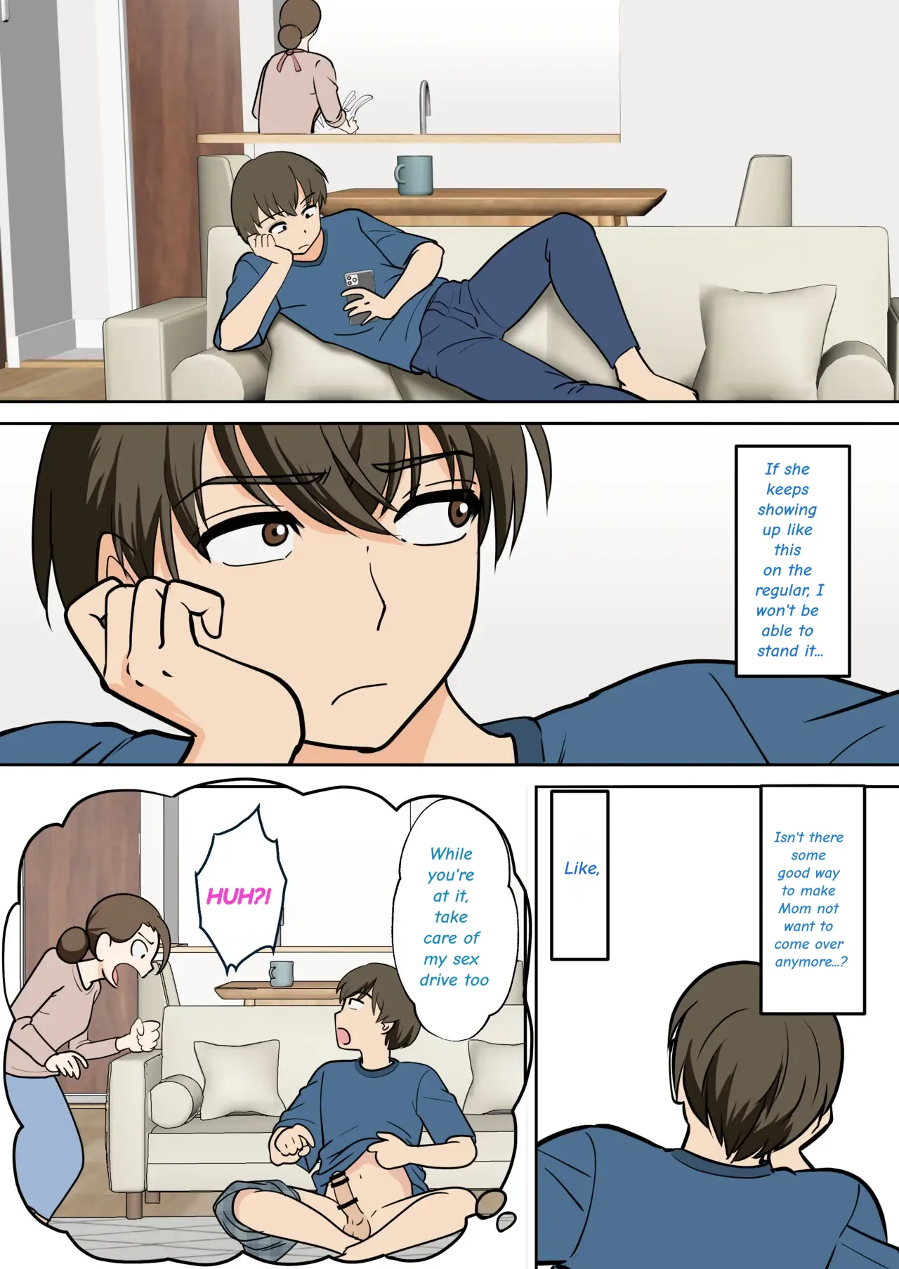 A Careless Mother Who Casually Comes Alone to Her Son's Apartment After He Moves Out on His Own page 8 full