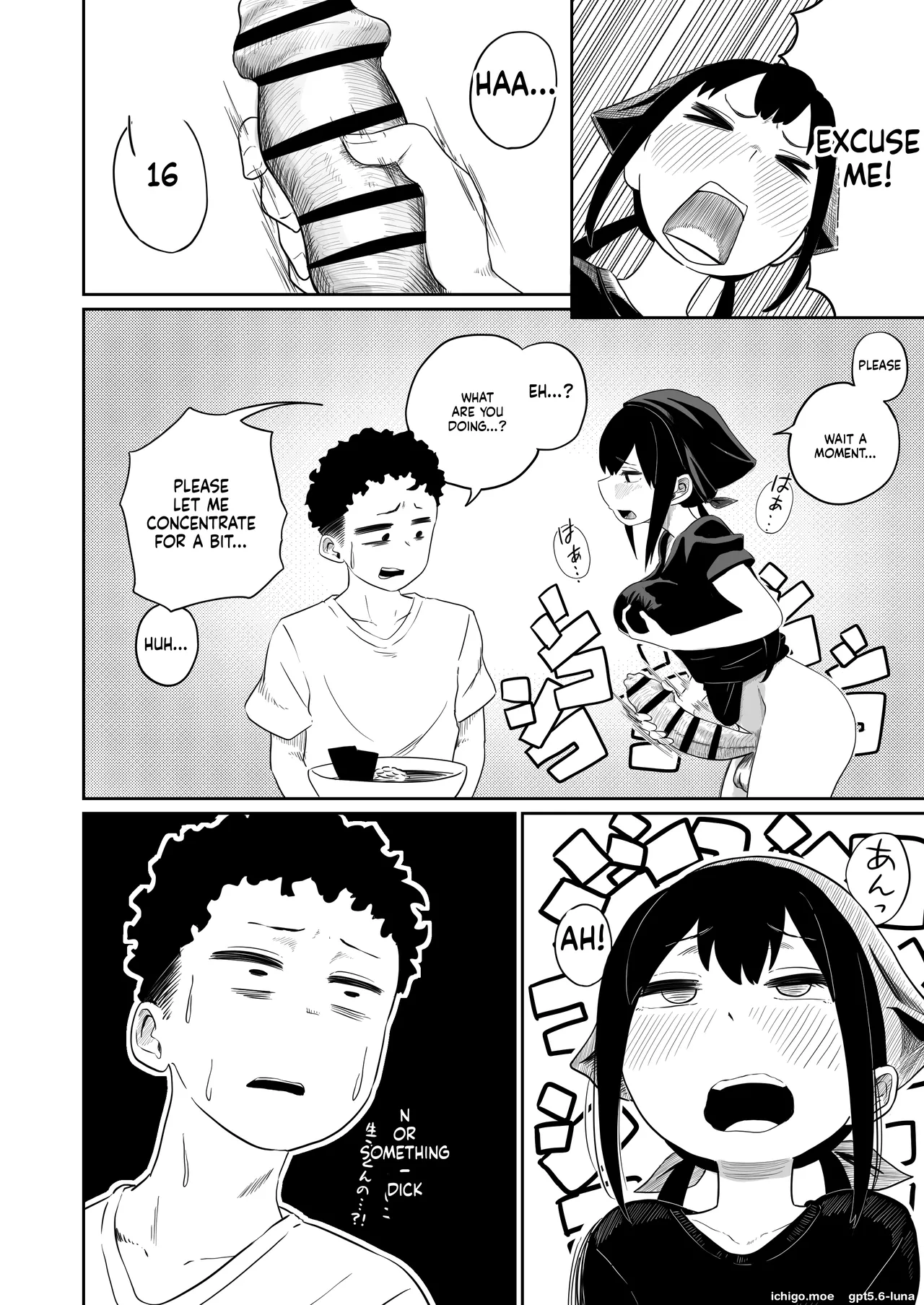 Excuse me!! There’s a dick in my ramen...!! That makes two of them. page 5 full