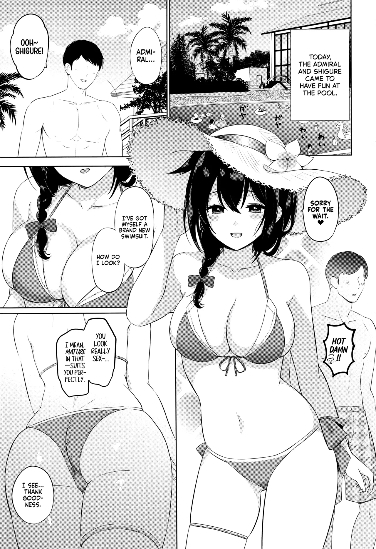 Shigure to Atsui Natsu｜Shigure and the Hot Summer page 3 full