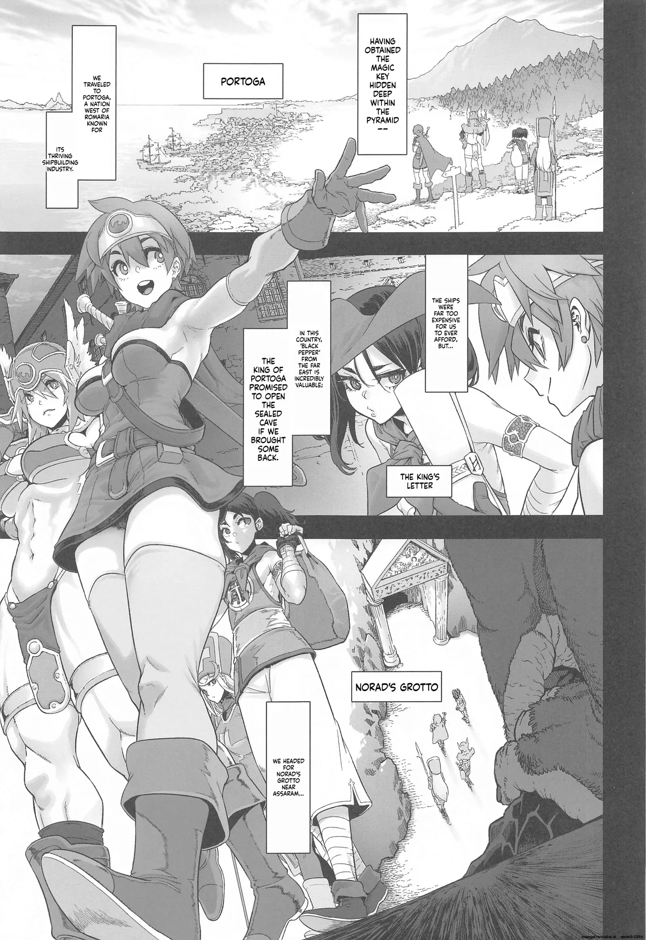 Onna Yuusha no Tabi 6 Yoru no Machi no Onna Boukensha page 3 full