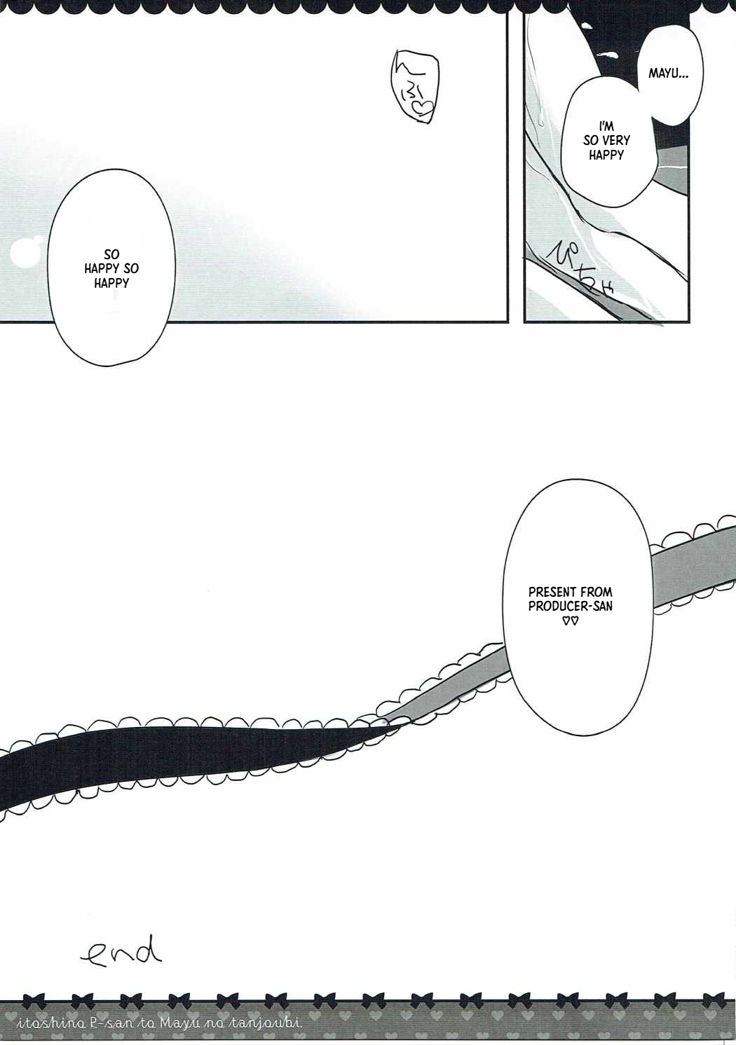 Itoshi no P-san to Mayu no Tanjoubi. page 10 full