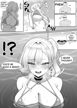 [Sakana no Ippon Michi (Gyokuro)] Gal ni Natta Osananajimi to Chissoku Genkai Suichuu Ecchi! | Extreme Underwater Sex With My Gal Friend! [English] — page 14