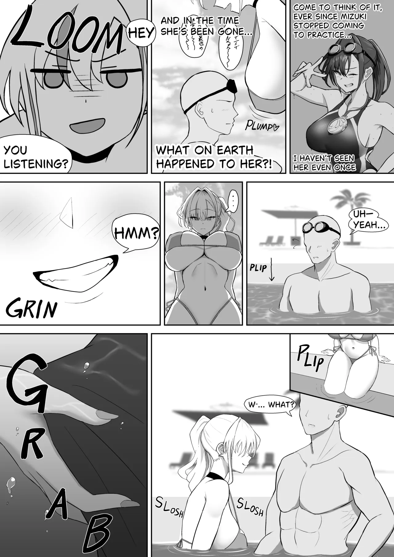 Gal ni Natta Osananajimi to Chissoku Genkai Suichuu Ecchi! | Extreme Underwater Sex With My Gal Friend! page 7 full