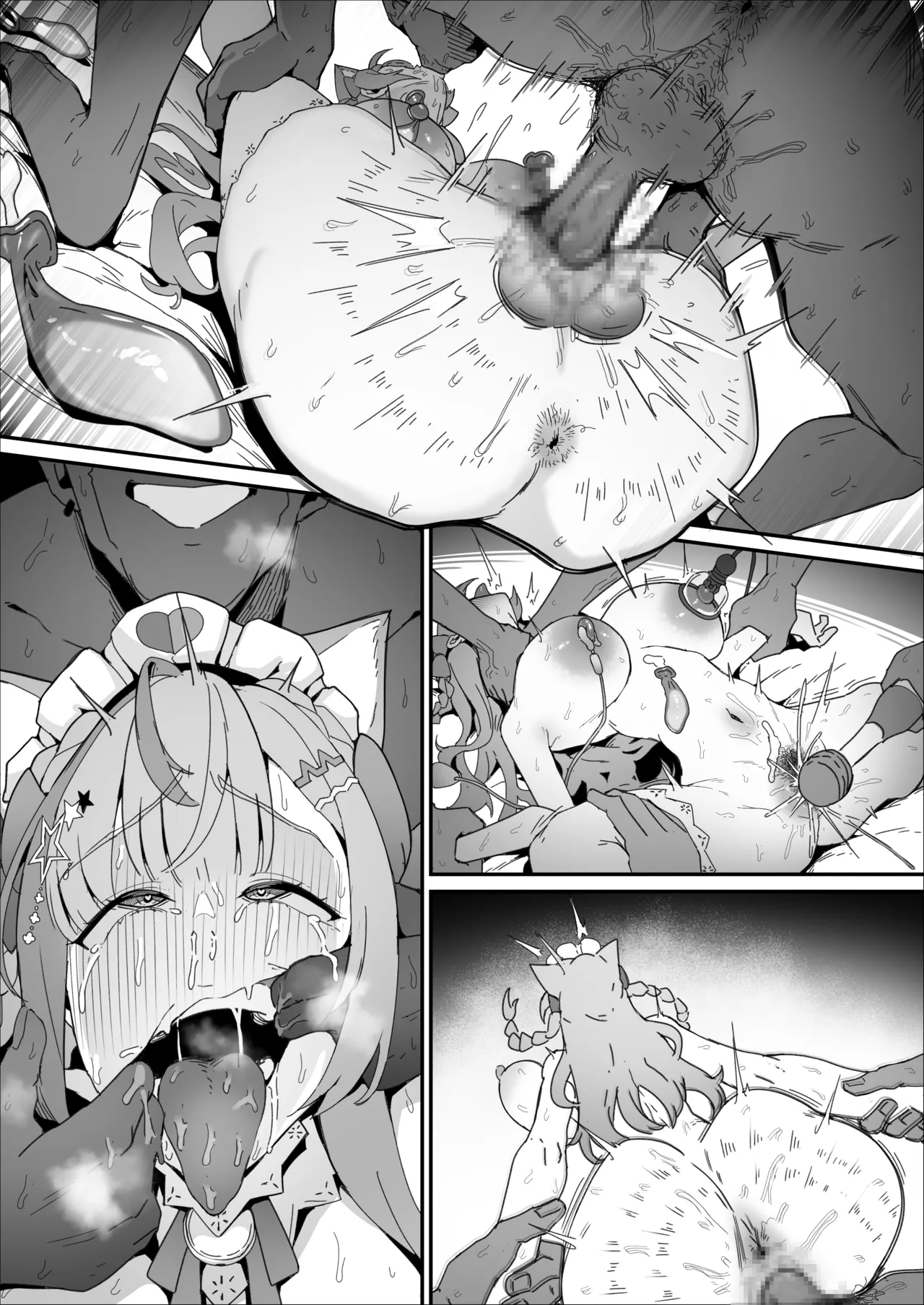 リクエスト 4ページ漫画 せりふあり&なし chinese page 9 full