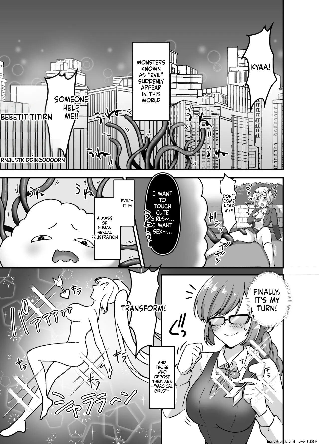 Mahou Shoujo Lovena ~Yokkyuu Fuman Shokushu vs Shinjin  Mahou Shoujo~ page 3 full