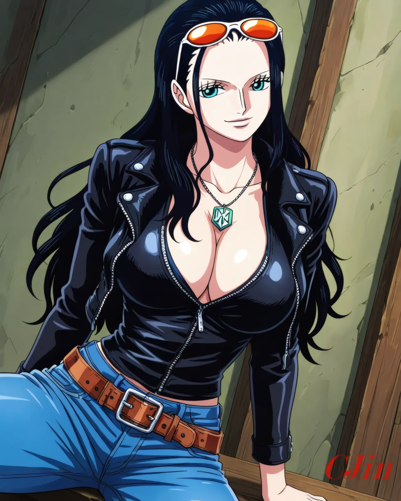 NICO ROBIN THE BIKER page 4 full