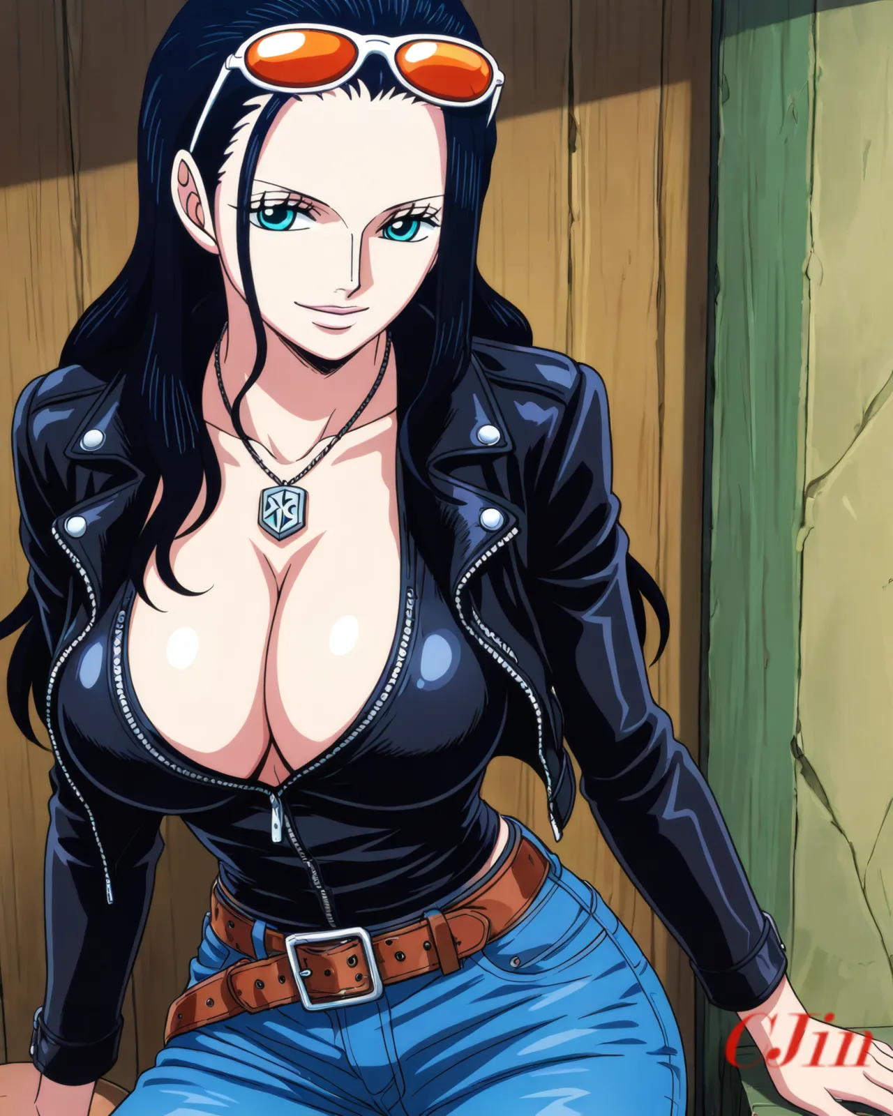 NICO ROBIN THE BIKER page 5 full