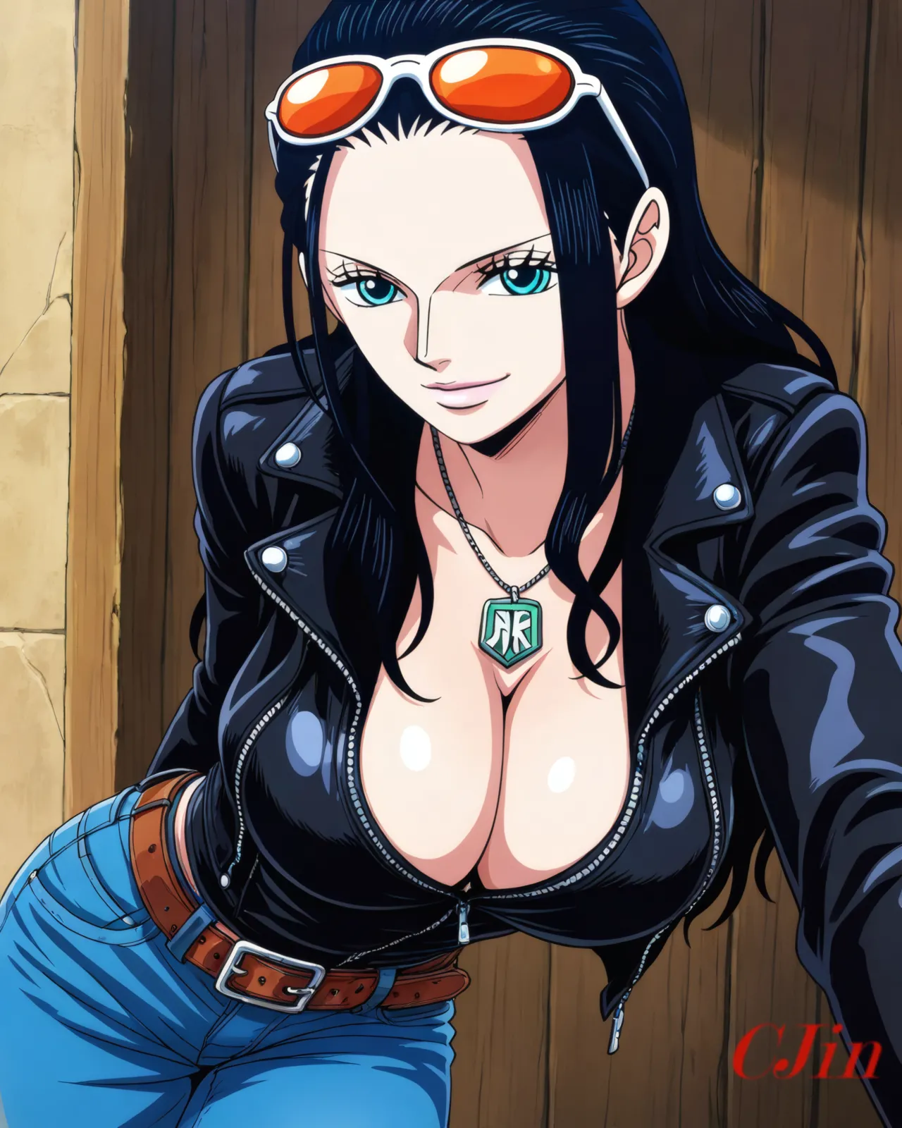 NICO ROBIN THE BIKER page 6 full