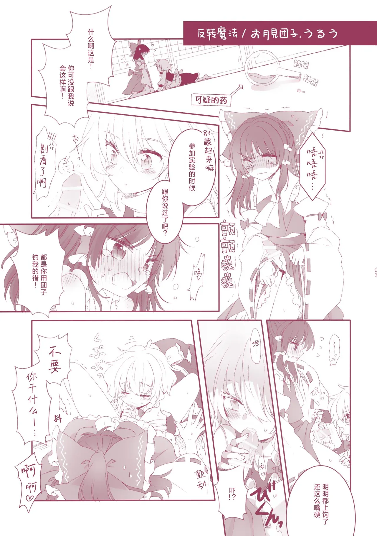 Kiseki to Mahou no Reversible! 【茶与金平糖汉化组】 page 3 full