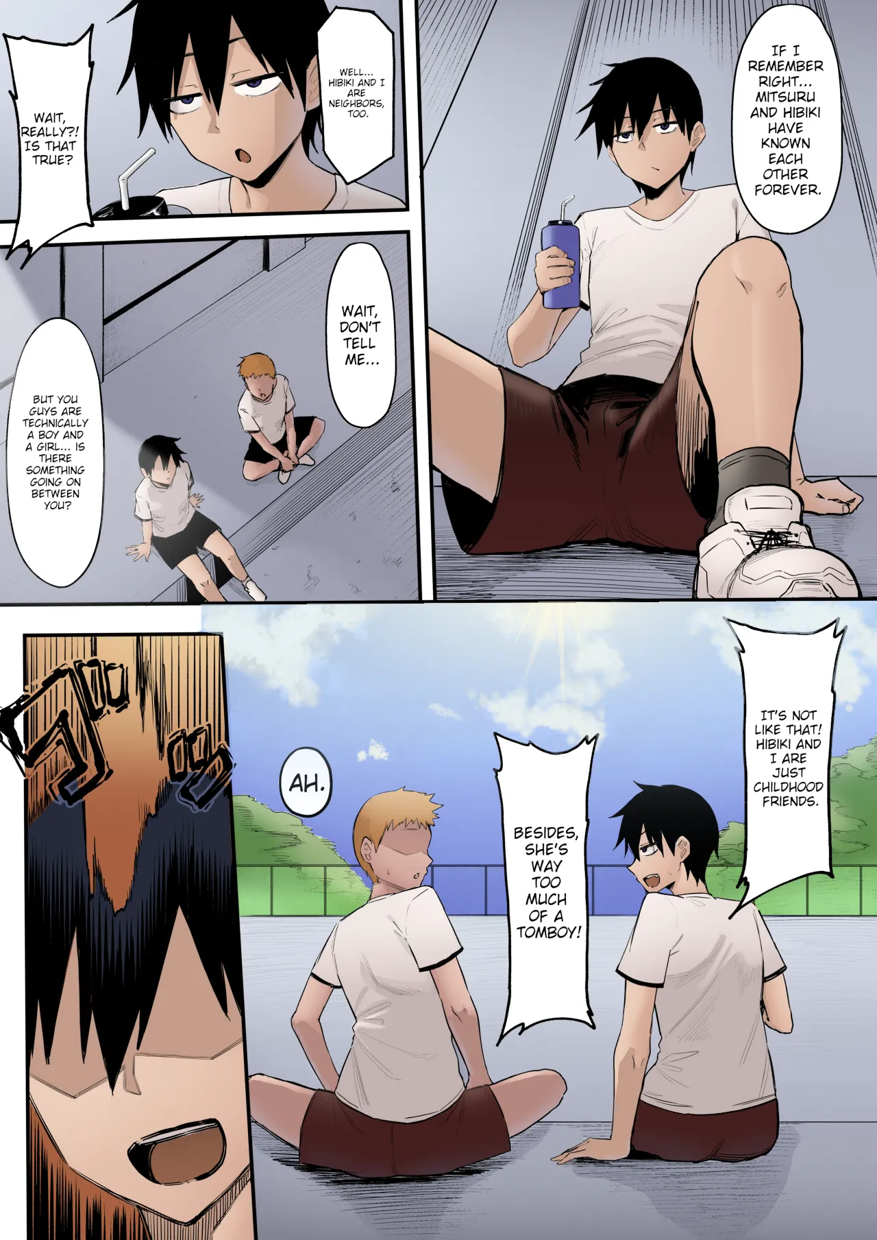 The Secret Activity of My Boyish Childhood Friend from the Track Team page 3 full