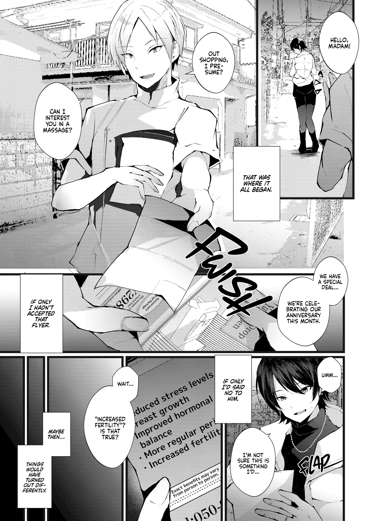 Kakkou no Rakuin ~Ninkatsu Kyonyuu Hitozuma ga Biyaku Jirashi Massage ni Kokomo mo Karada mo Ochiru made~ | The Mark of the Cuckoo page 4 full