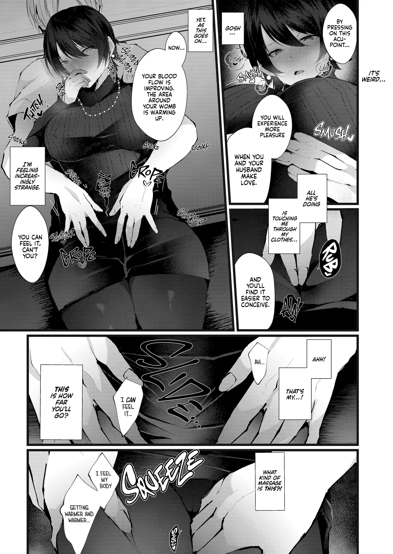 Kakkou no Rakuin ~Ninkatsu Kyonyuu Hitozuma ga Biyaku Jirashi Massage ni Kokomo mo Karada mo Ochiru made~ | The Mark of the Cuckoo page 8 full
