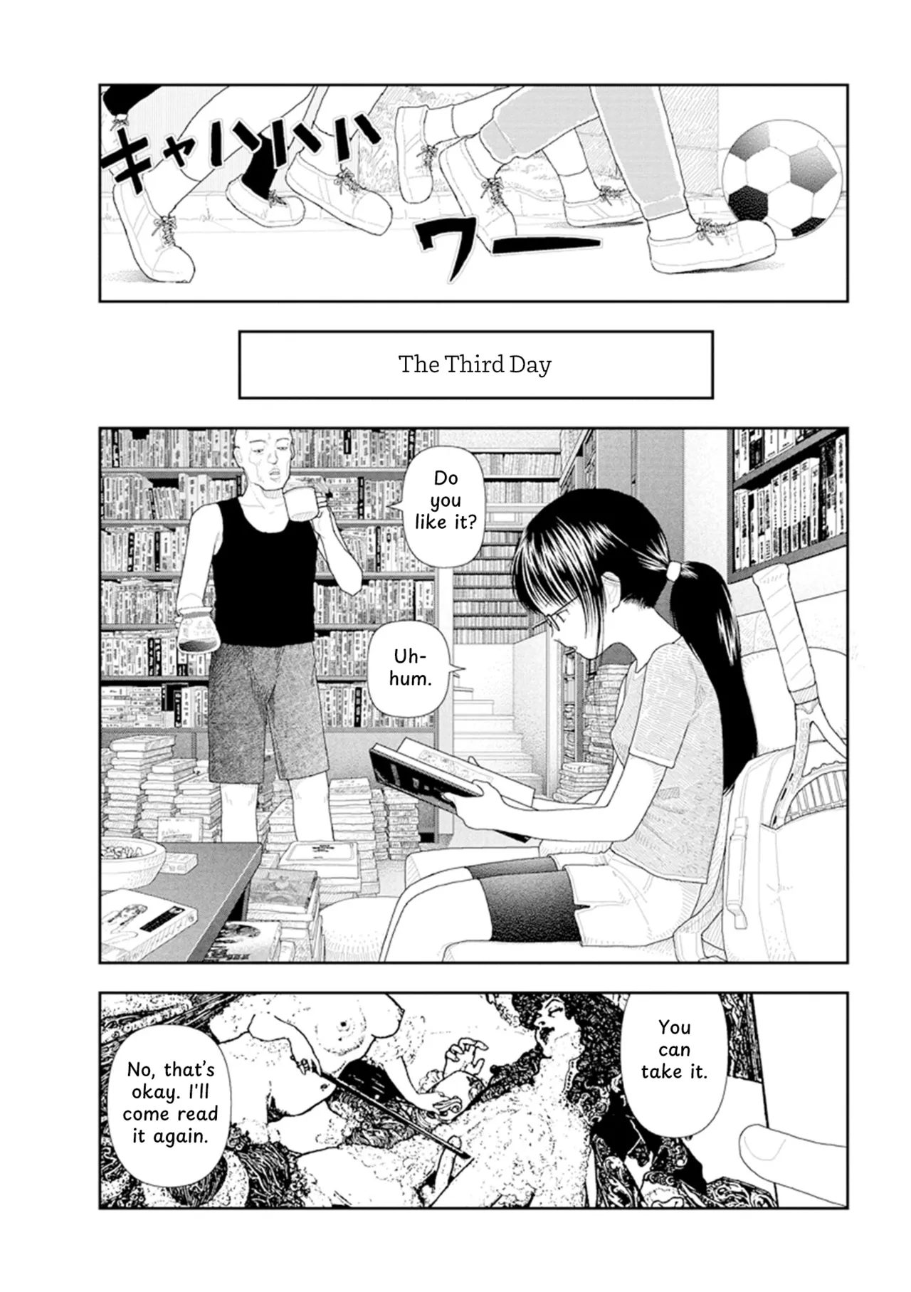 Saishin sakuhin-shū Vol. 3: 2. Ichi nichi-me kara mikka-me | New Series Vol. 3: Five O'Clock, Ep. 2: The First to the Third Day page 9 full