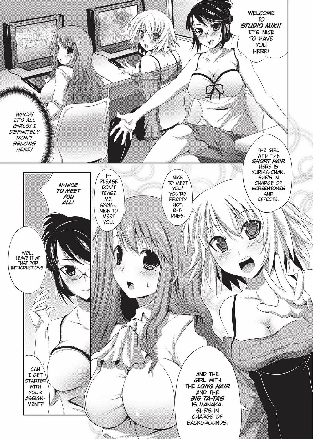 The Pretty Manga-ka & her Slutty Assistants page 6 full